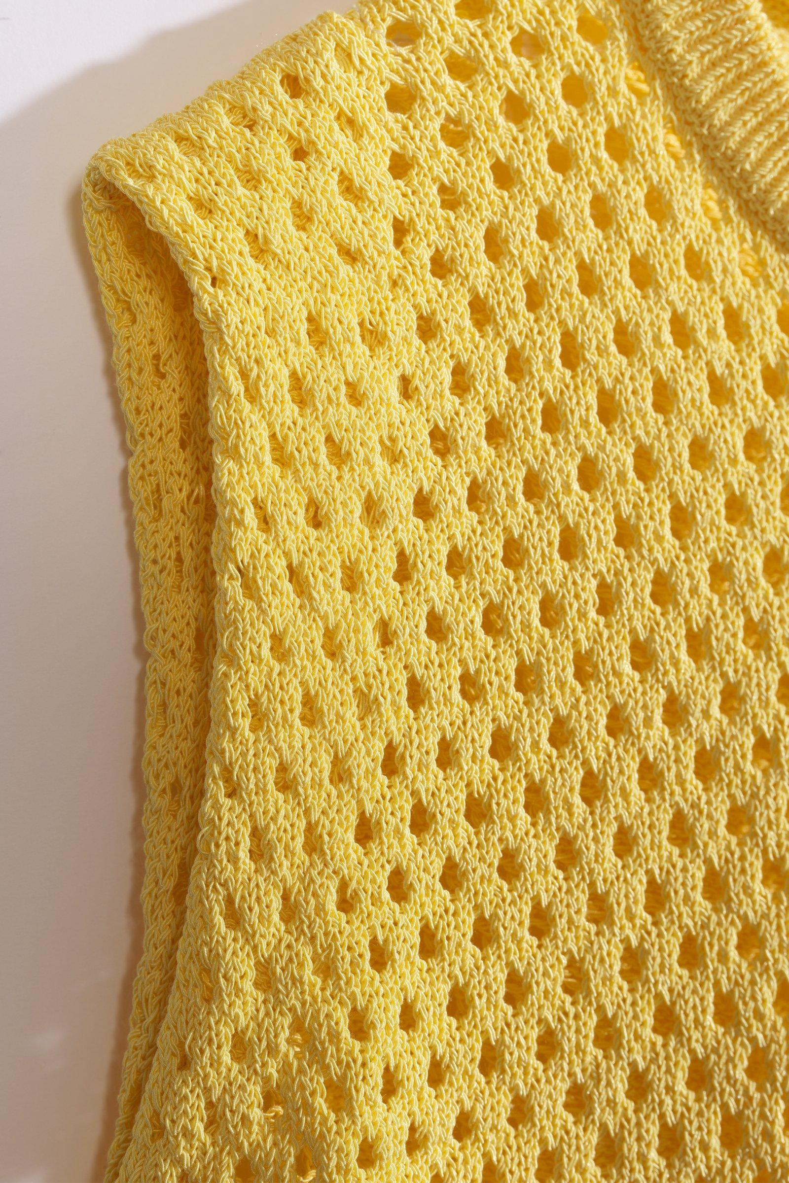 CKS - PINBALL - knitted top - yellow