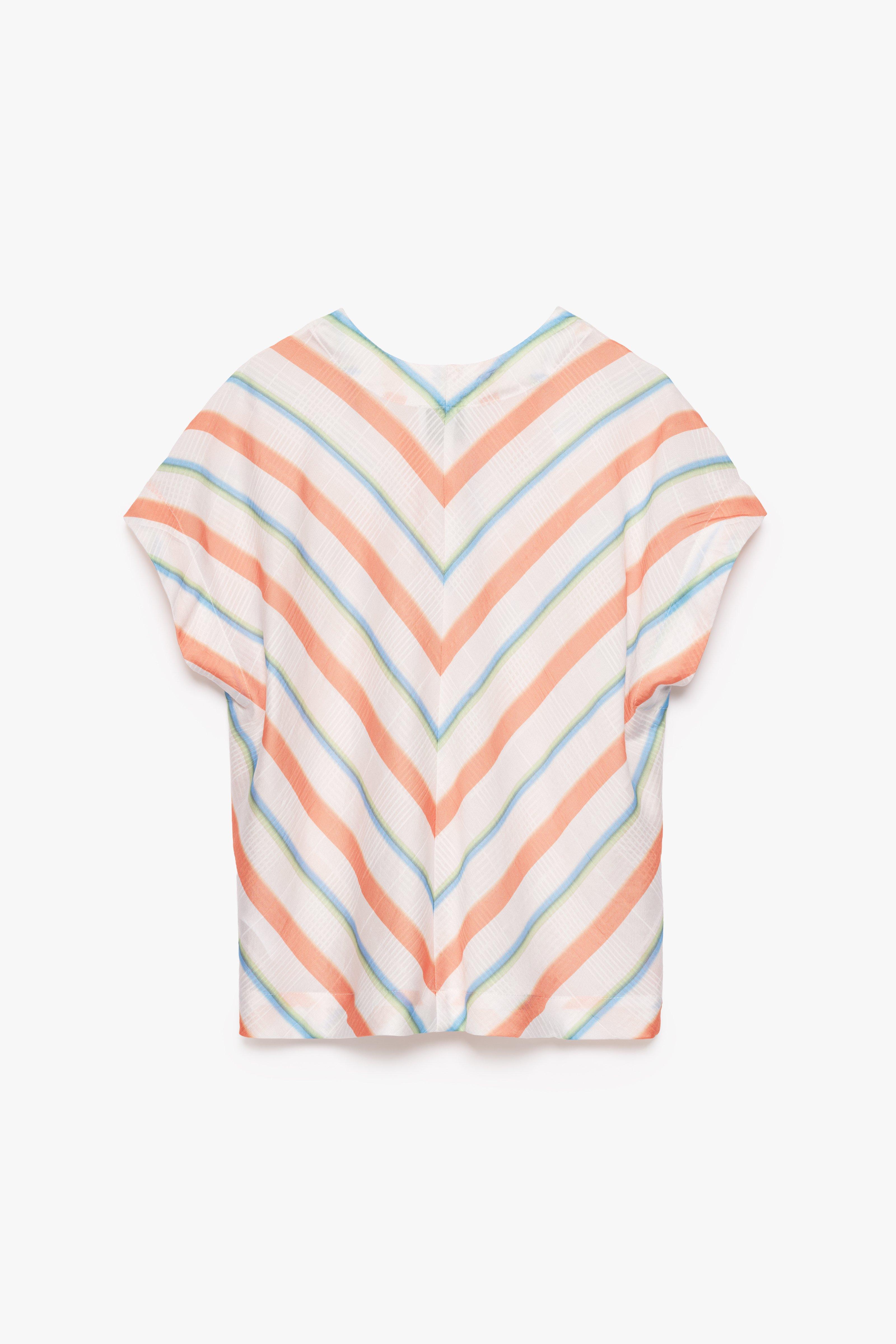CKS - SABA - blouse lange mouwen - feloranje