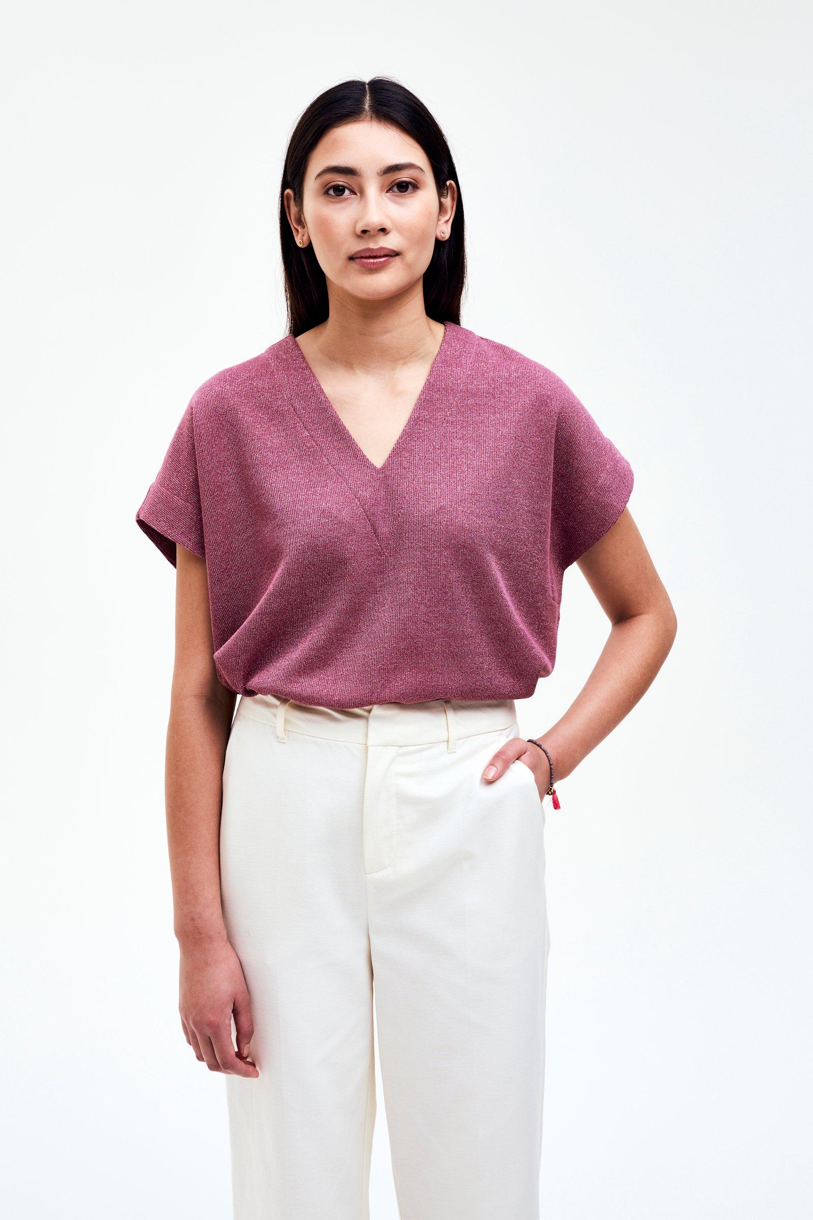 CKS - SABA - t-shirt short sleeves - dark pink