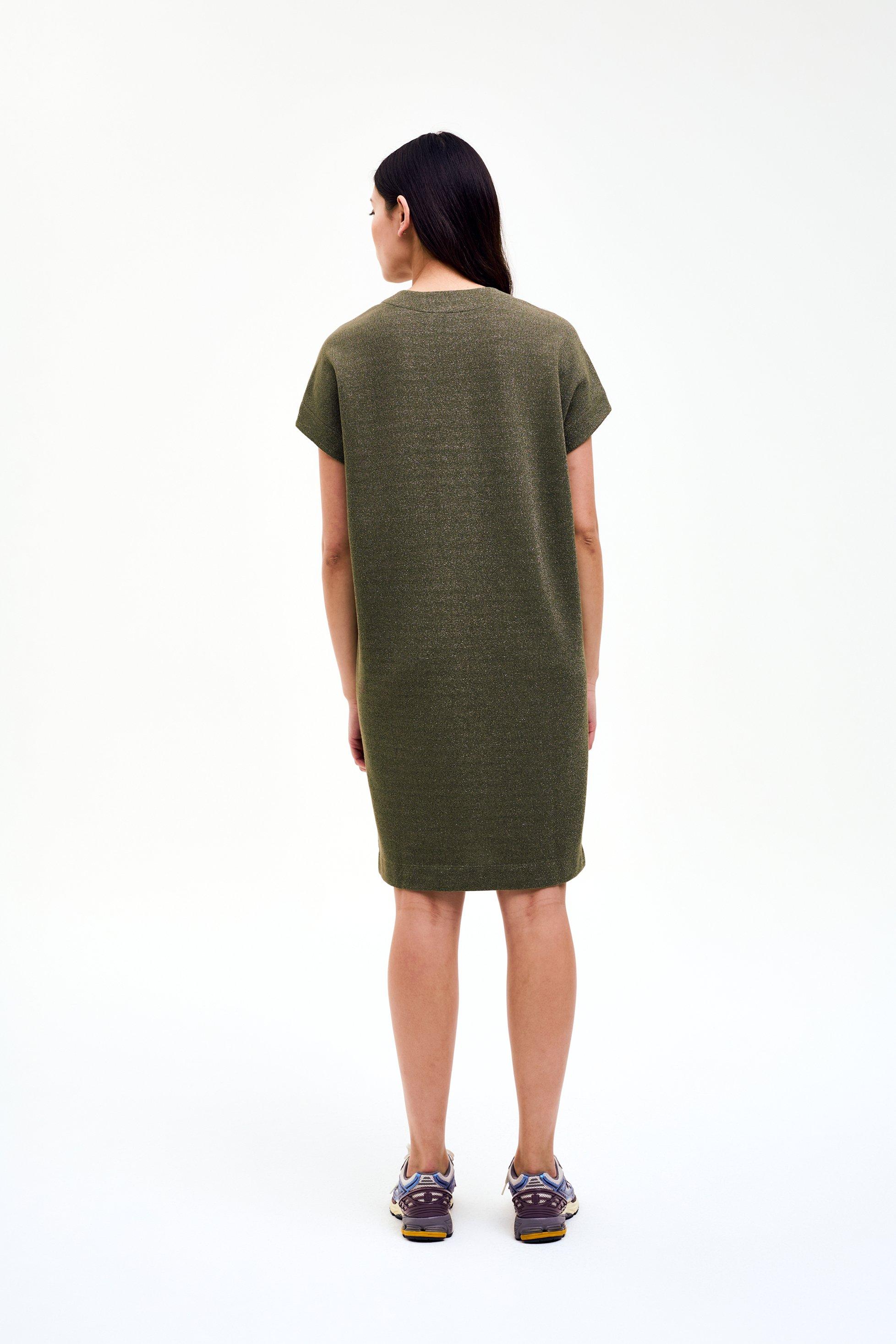 CKS - SABADRESS - robe courte - khaki