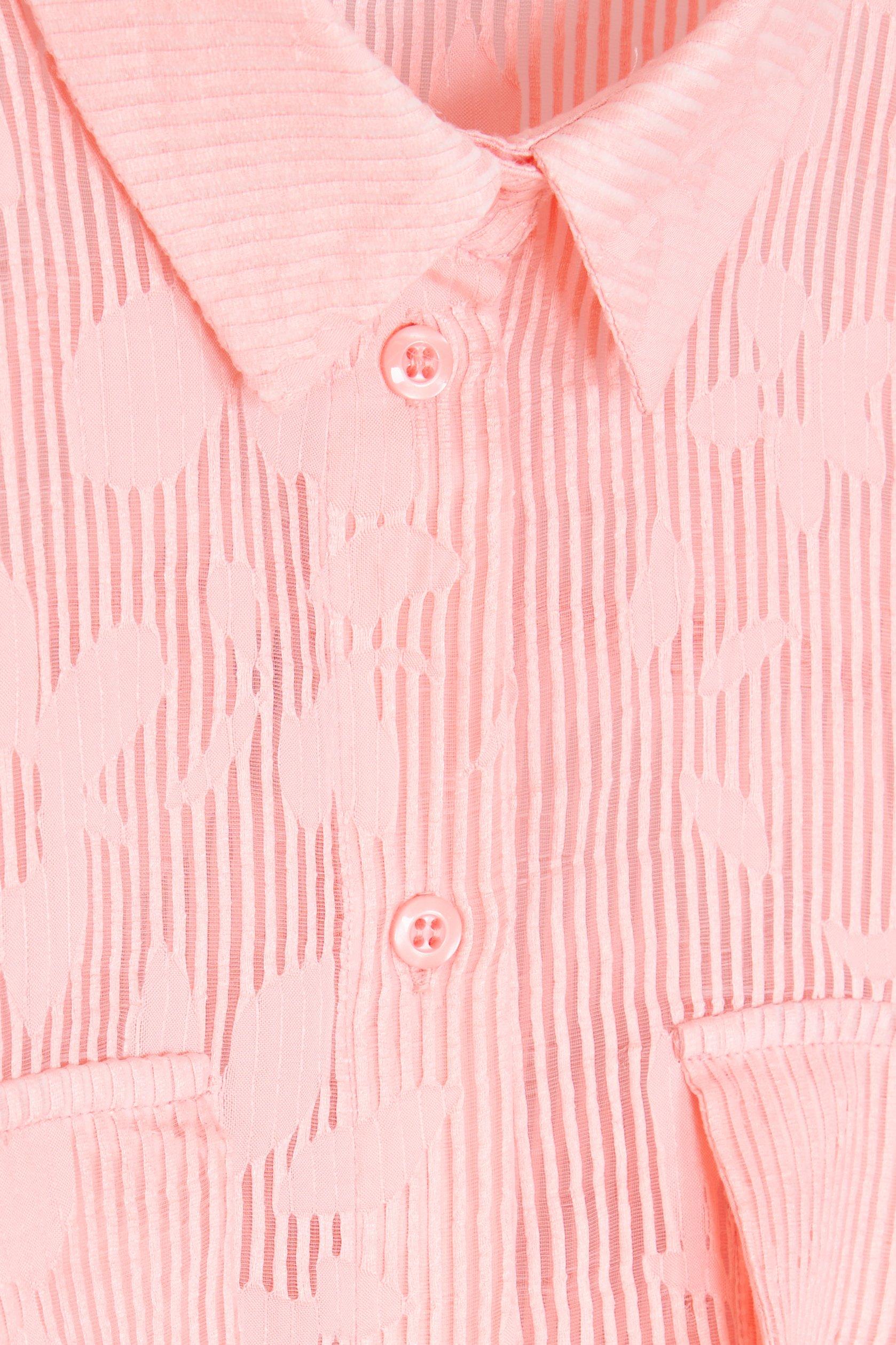 CKS - SALTY - Bluse Kurze Ärmel - Hellorange