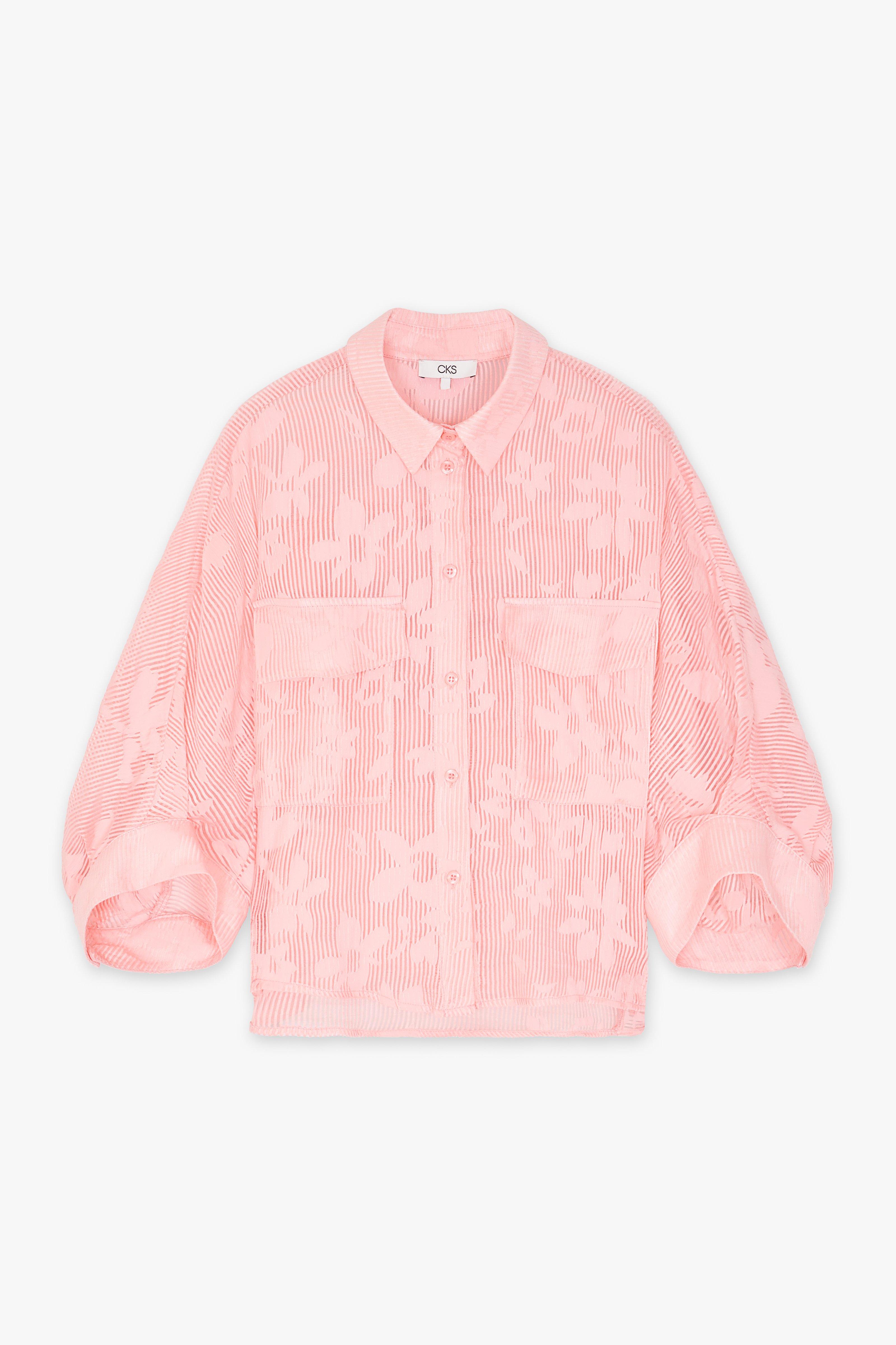 CKS - SALTY - Bluse Kurze Ärmel - Hellorange