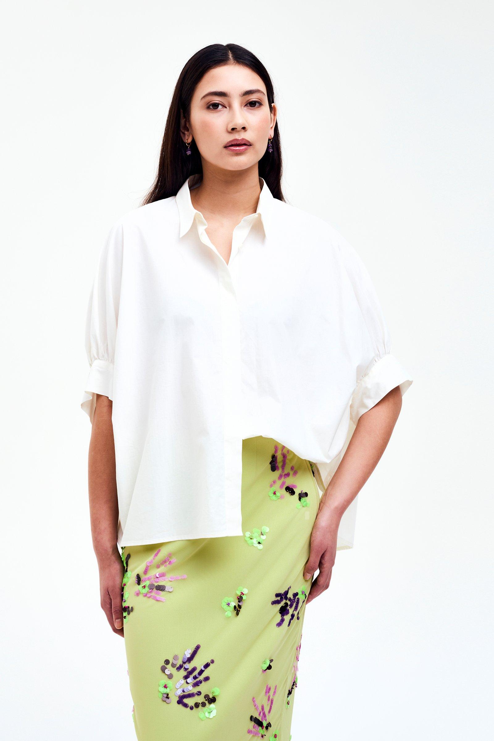 CKS - SAPE - blouse lange mouwen - wit