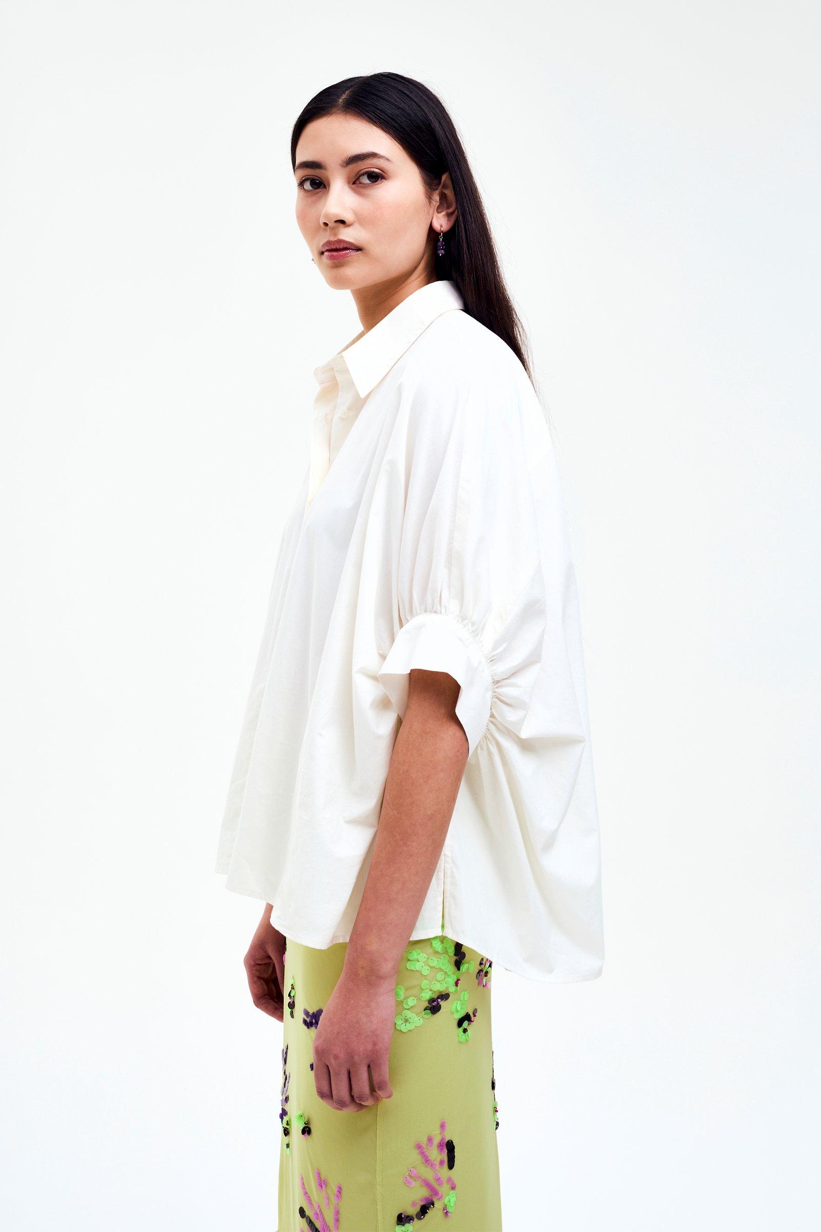 CKS - SAPE - blouse lange mouwen - wit