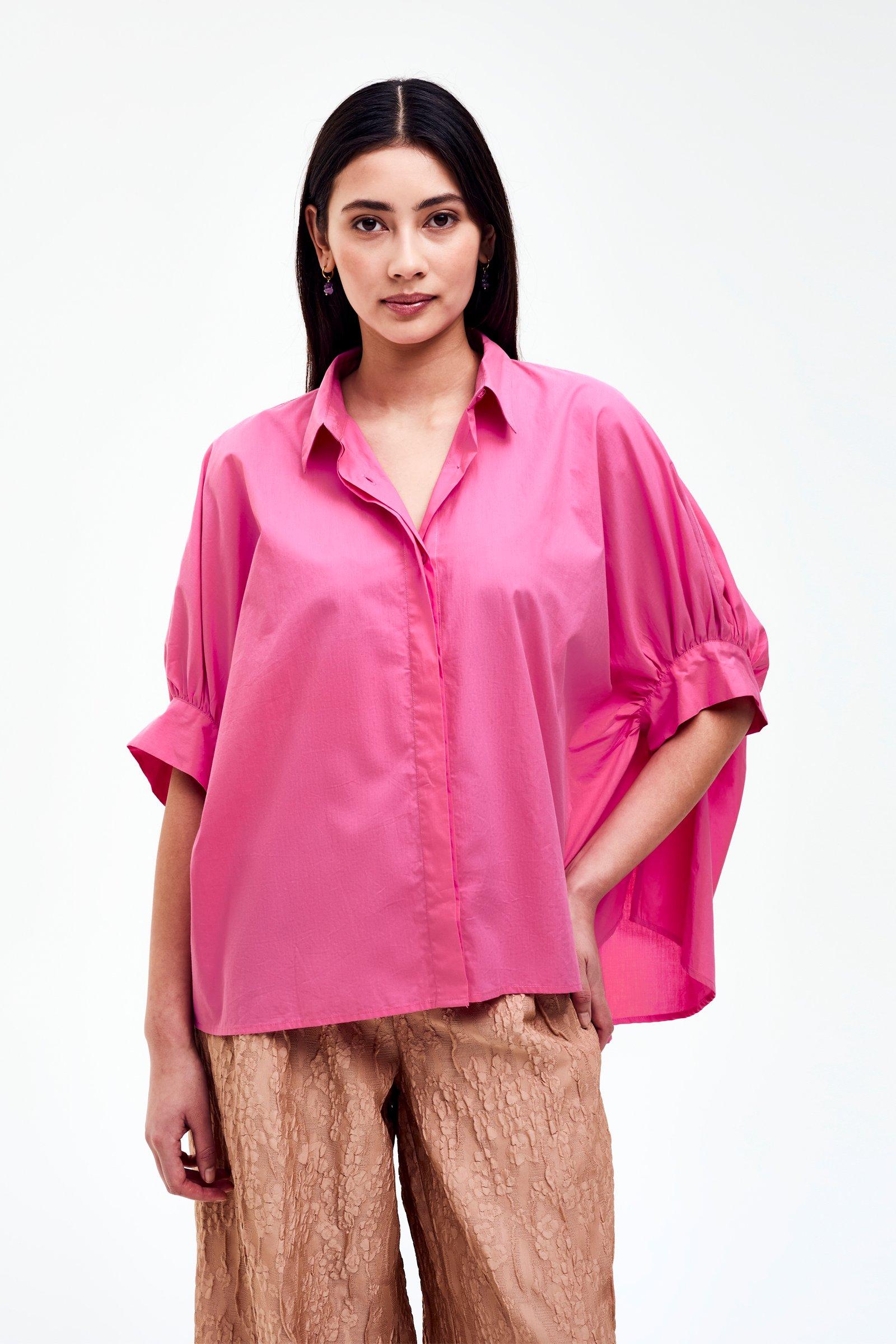 CKS - SAPE - blouse korte mouwen - oudroze