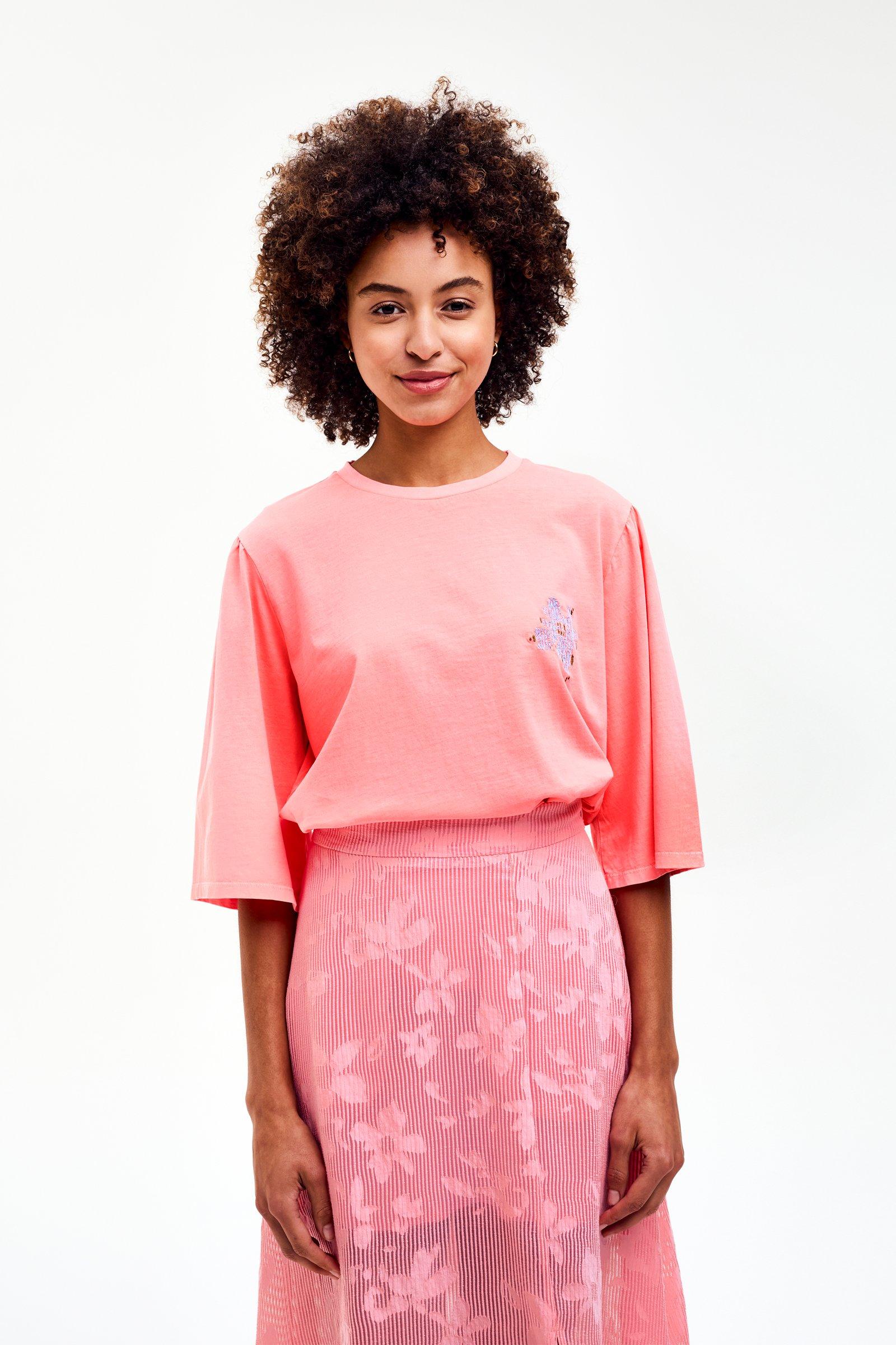 CKS - SARIN - t-shirt korte mouwen - intens oranje
