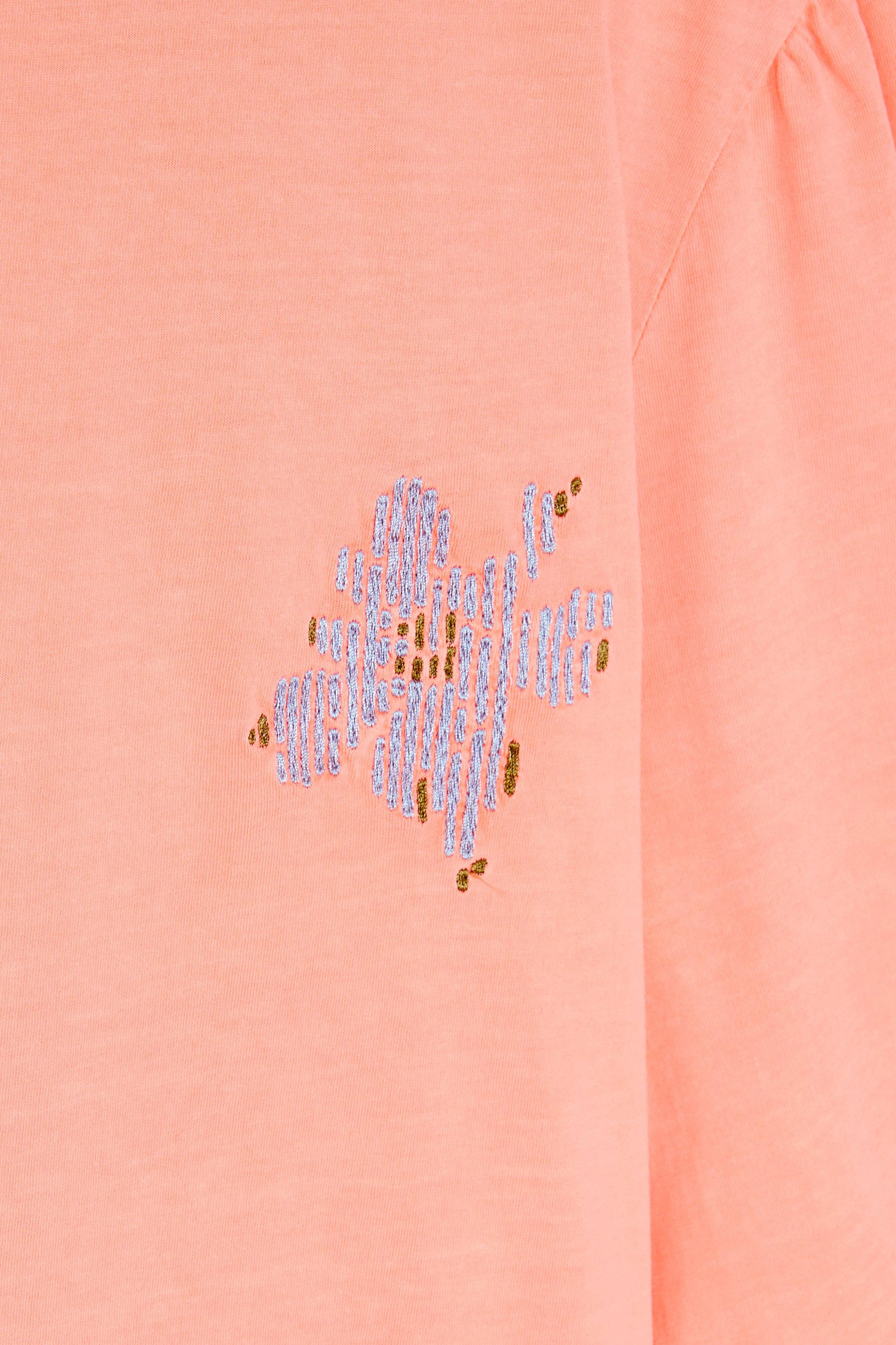 CKS - SARIN - t-shirt korte mouwen - intens oranje