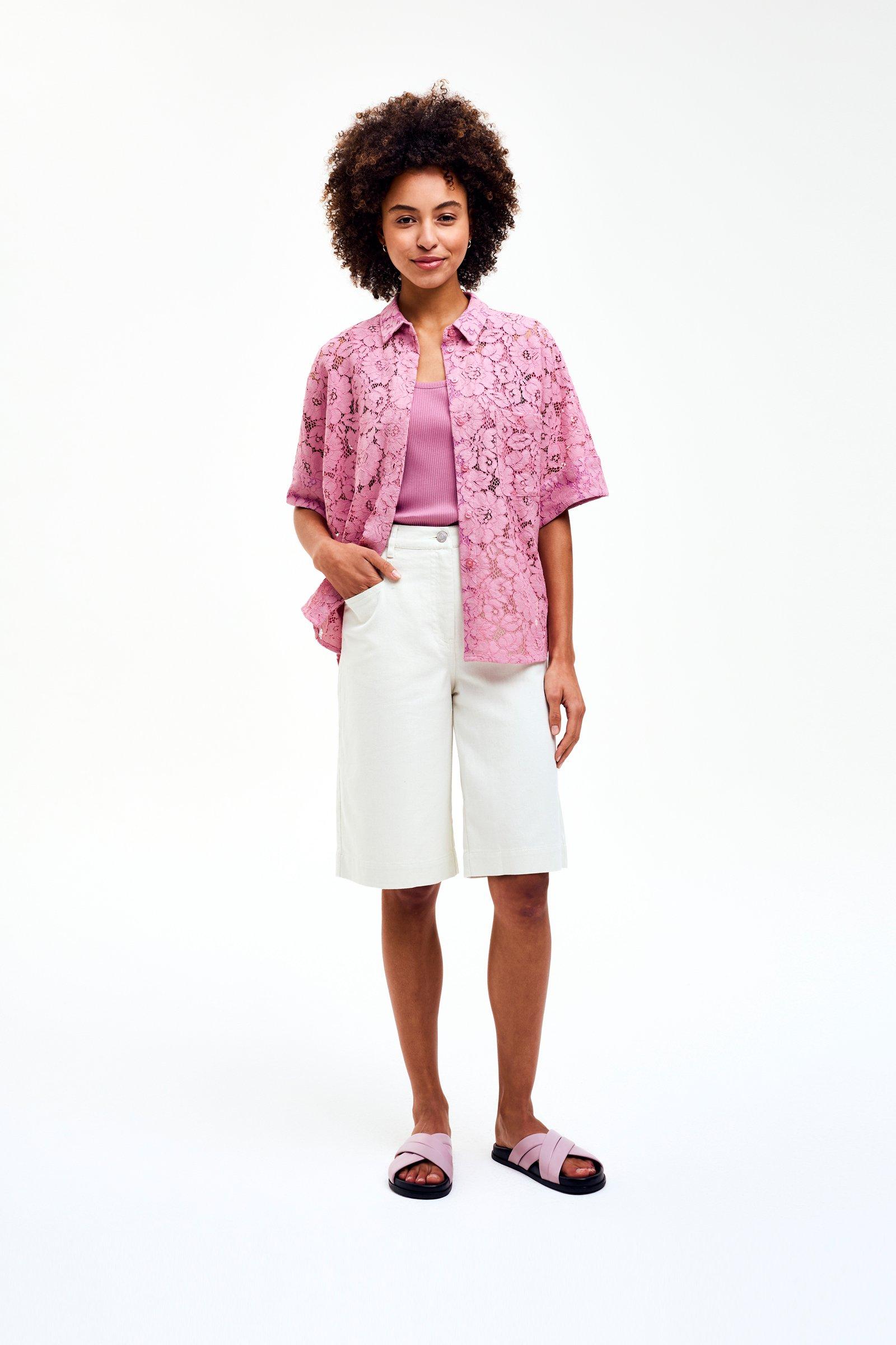CKS - SELAH - blouse lange mouwen - oudroze