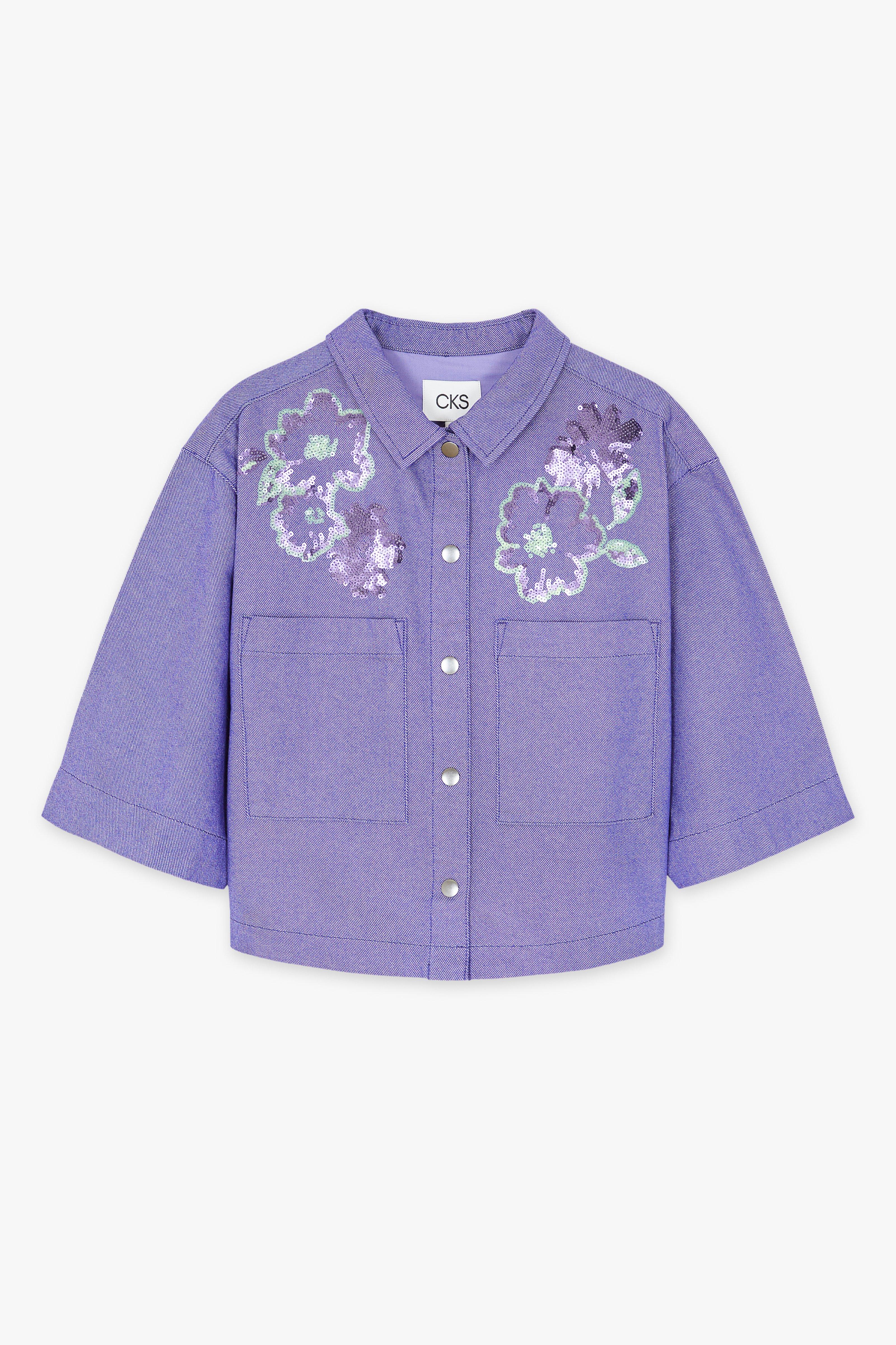 CKS - SELIA - blouse lange mouwen - paars
