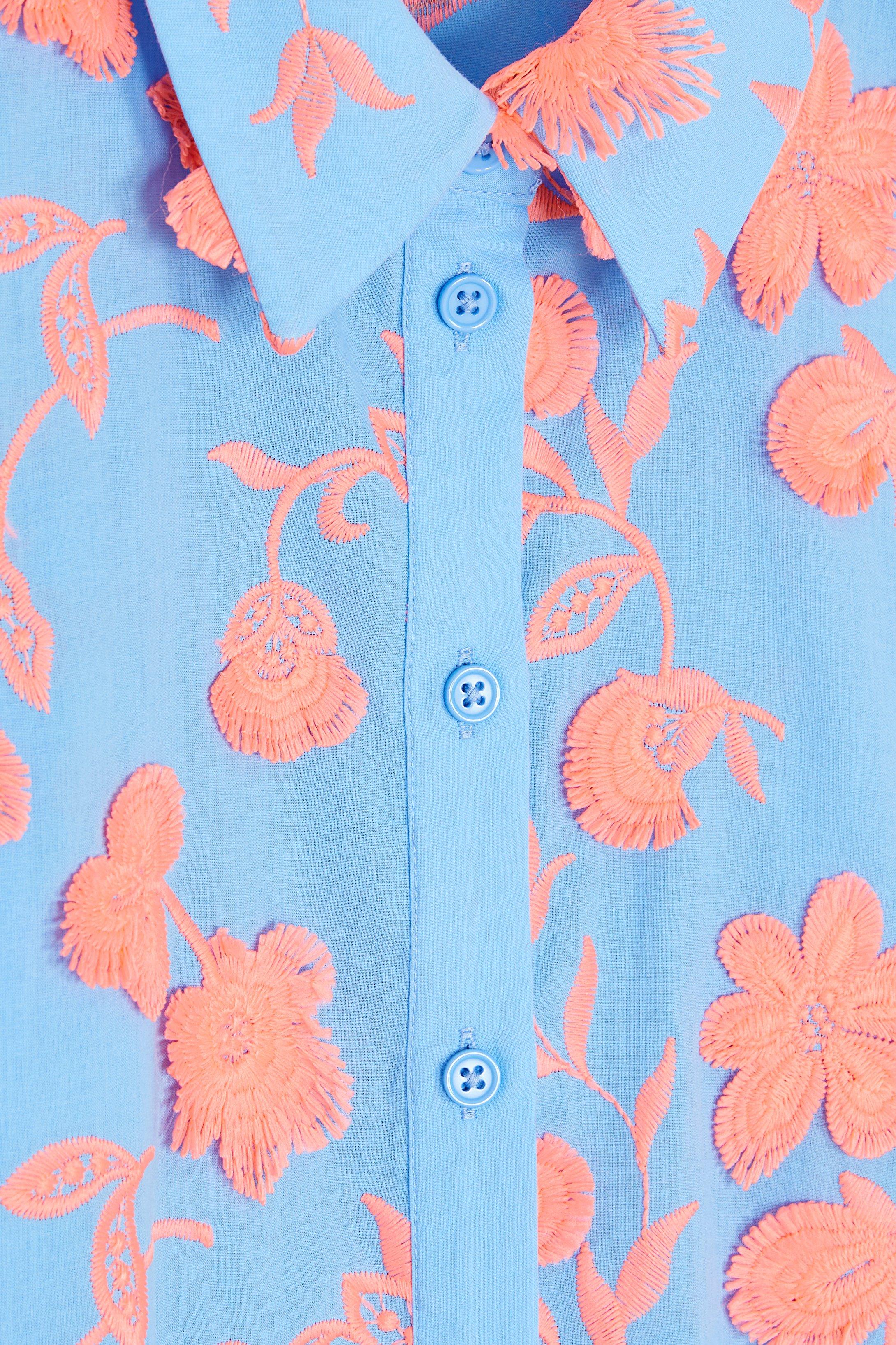 CKS - SIDO - blouse lange mouwen - intens blauw
