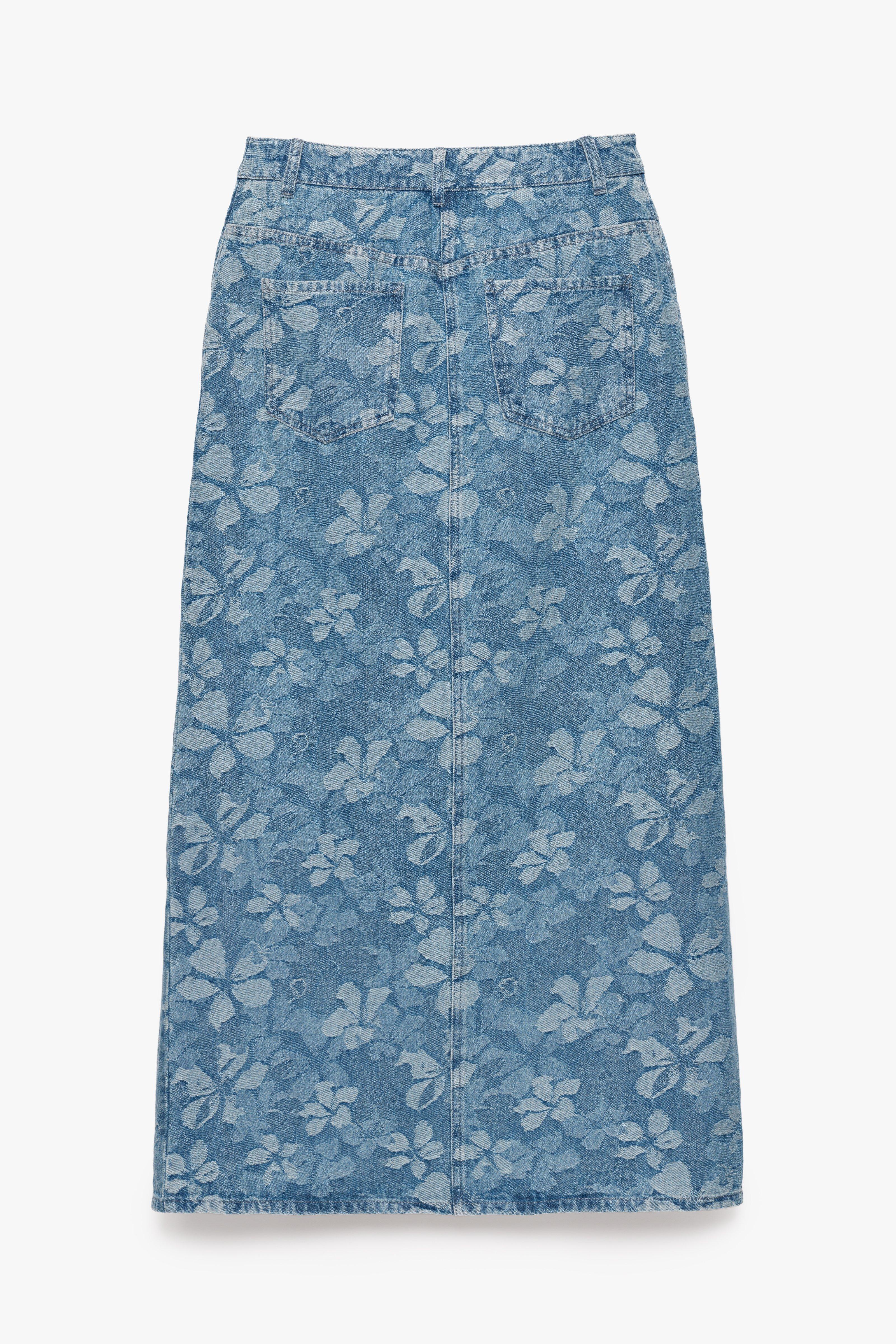 CKS - SKETCHY - lange rok - blauw