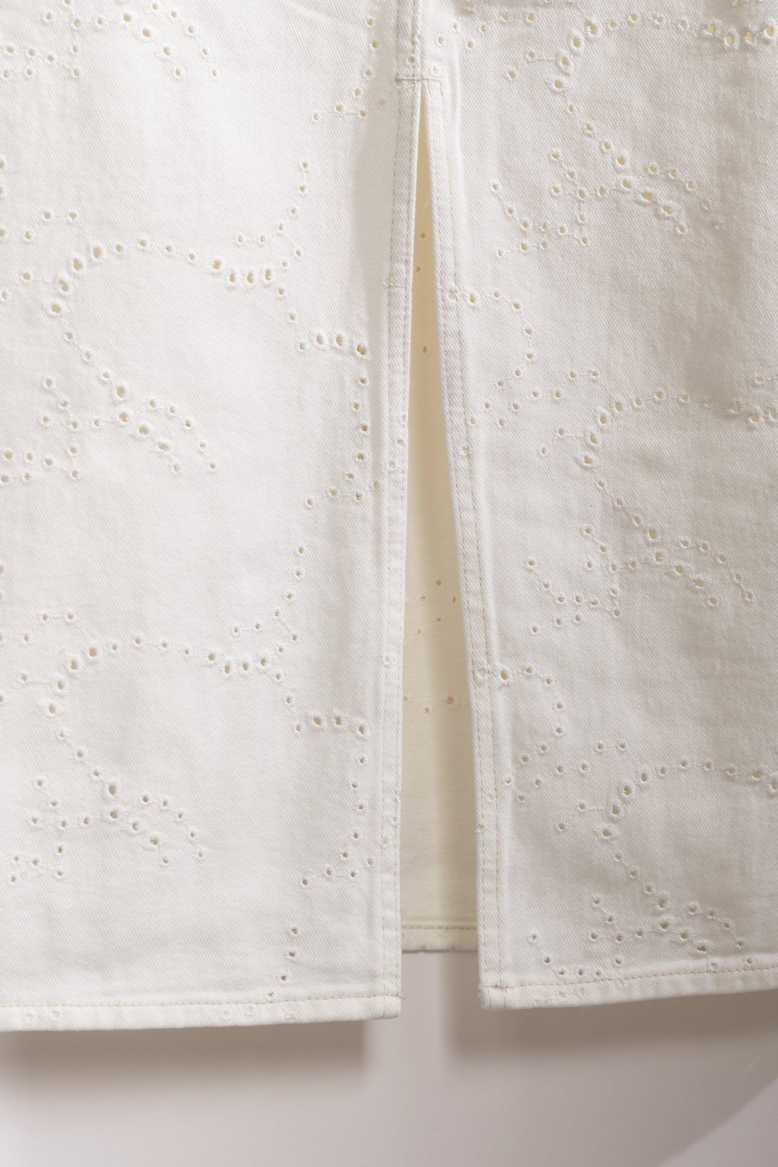 CKS - SKIPPER - midijupe - beige clair