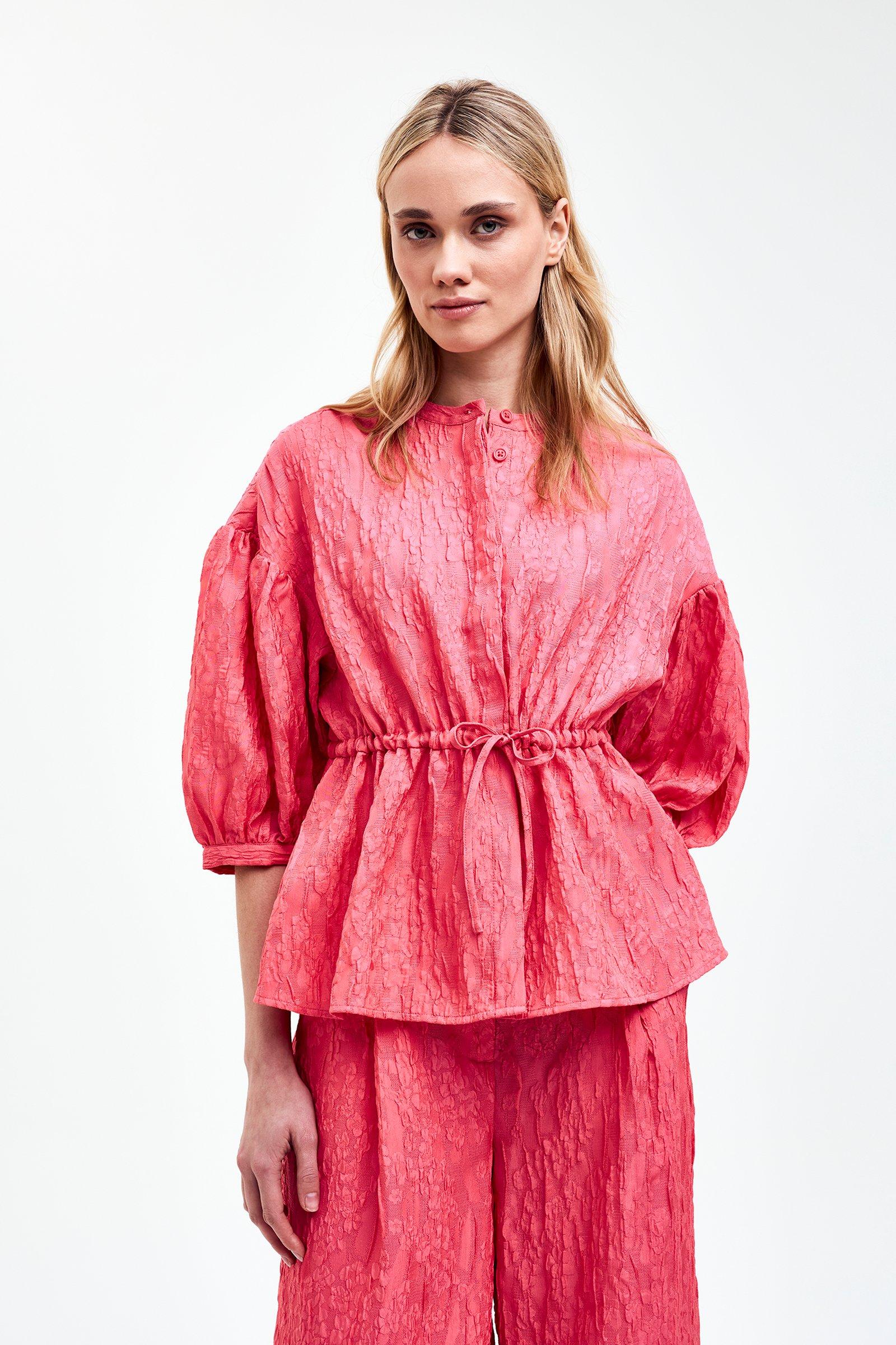 CKS - SOBER - blouse korte mouwen - roze