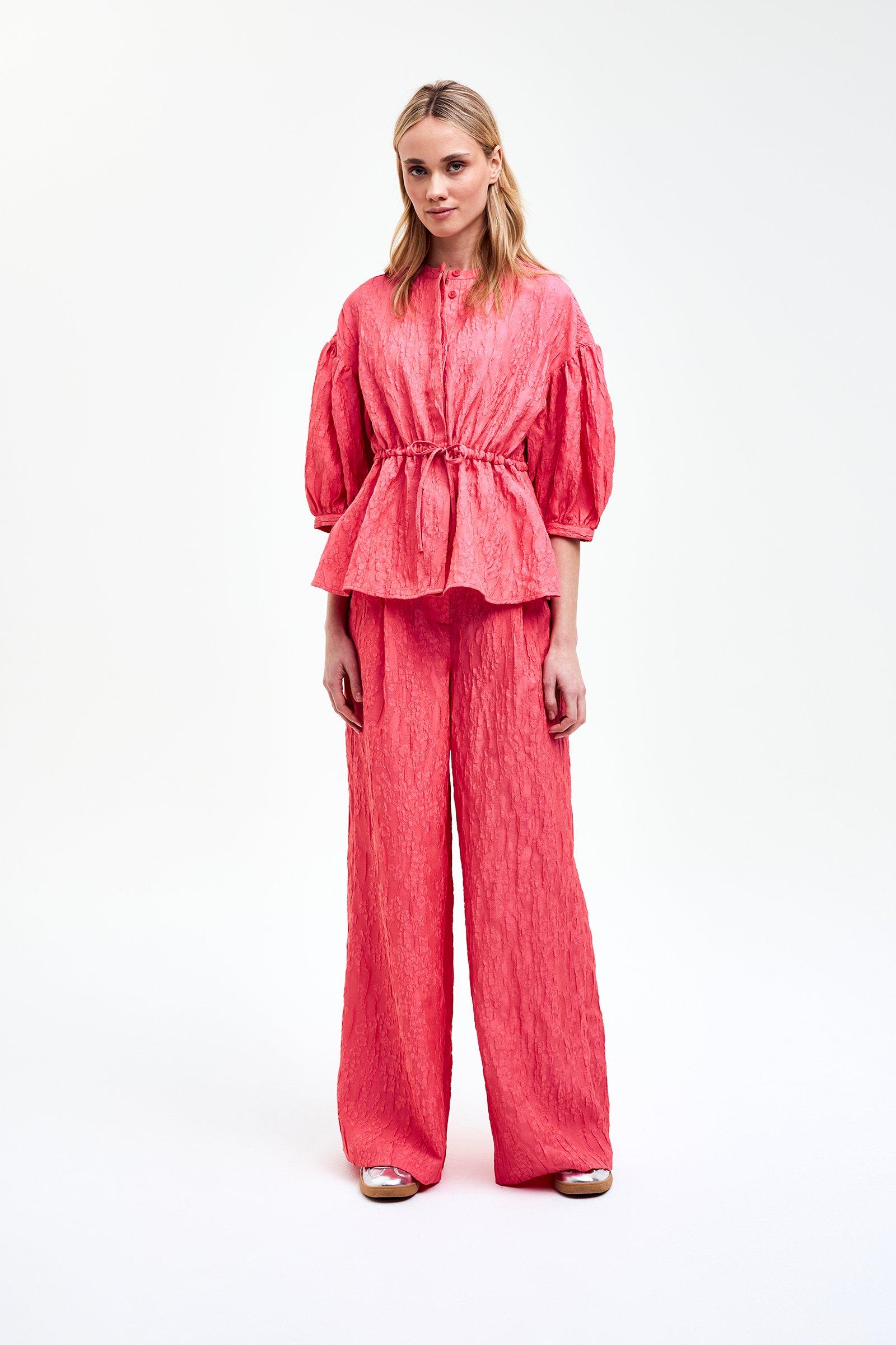 CKS - SOBER - blouse korte mouwen - roze