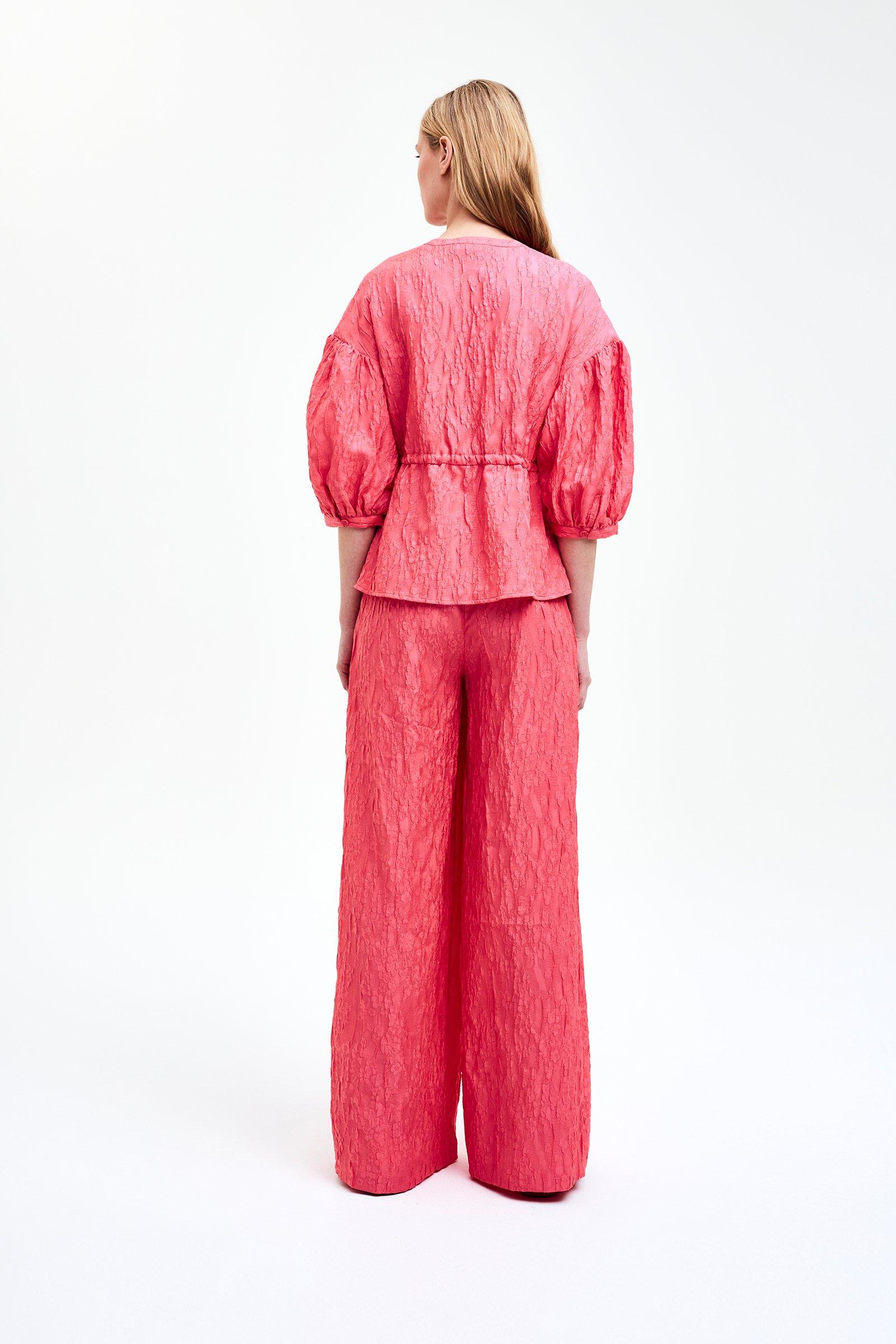 CKS - SOBER - blouse korte mouwen - roze