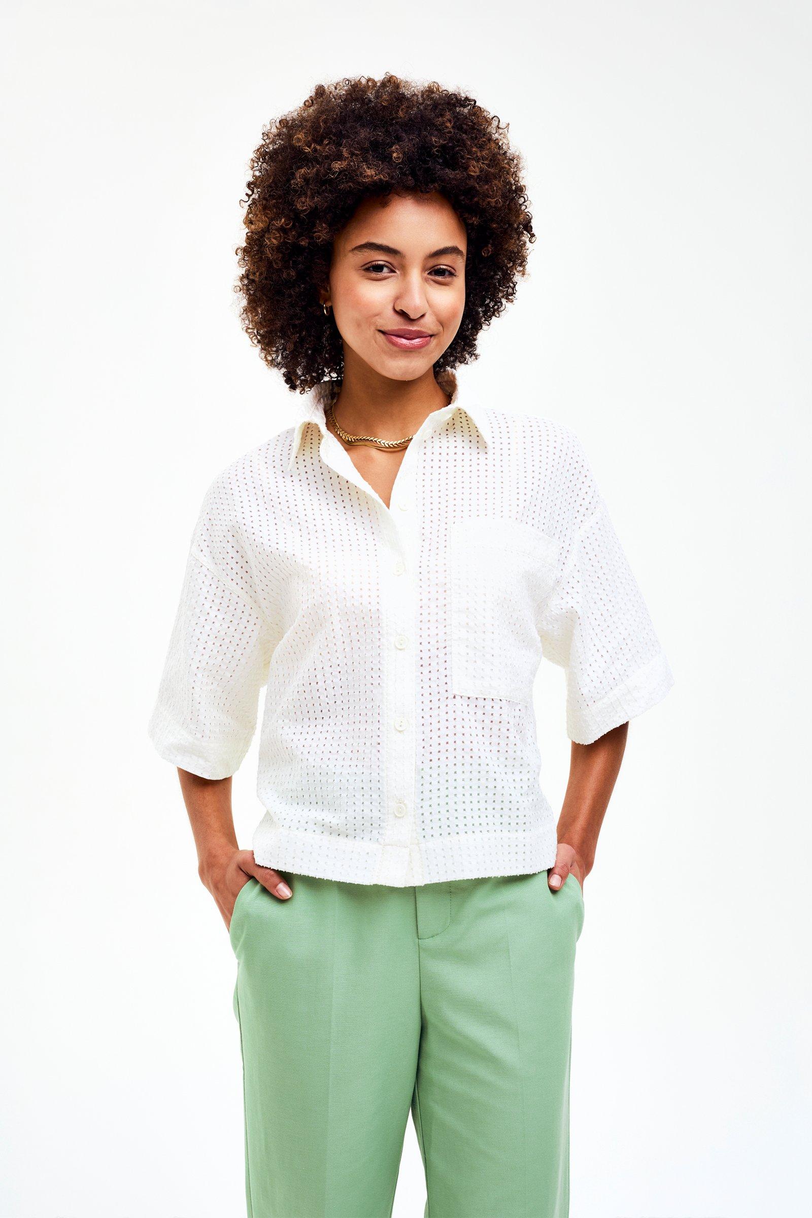CKS - SONICKS - blouse korte mouwen - wit