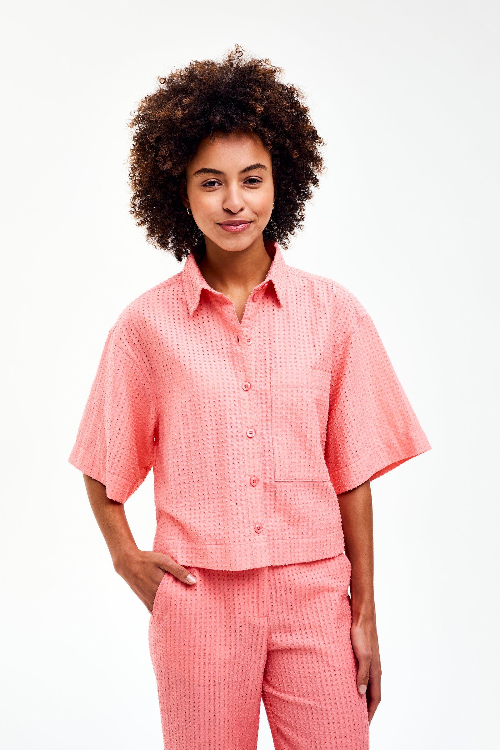 CKS - SONICKS - blouse lange mouwen - intens oranje