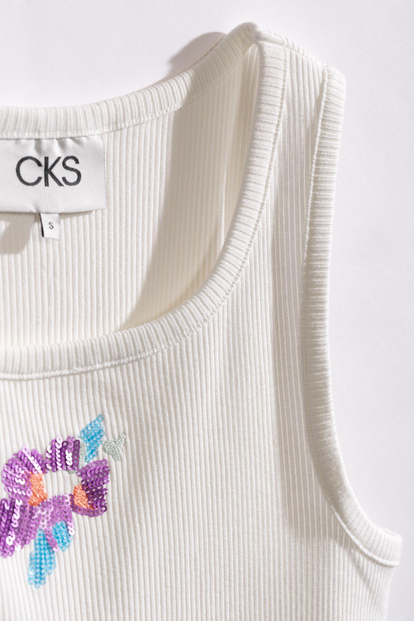 CKS - TANKUP - singlet - white