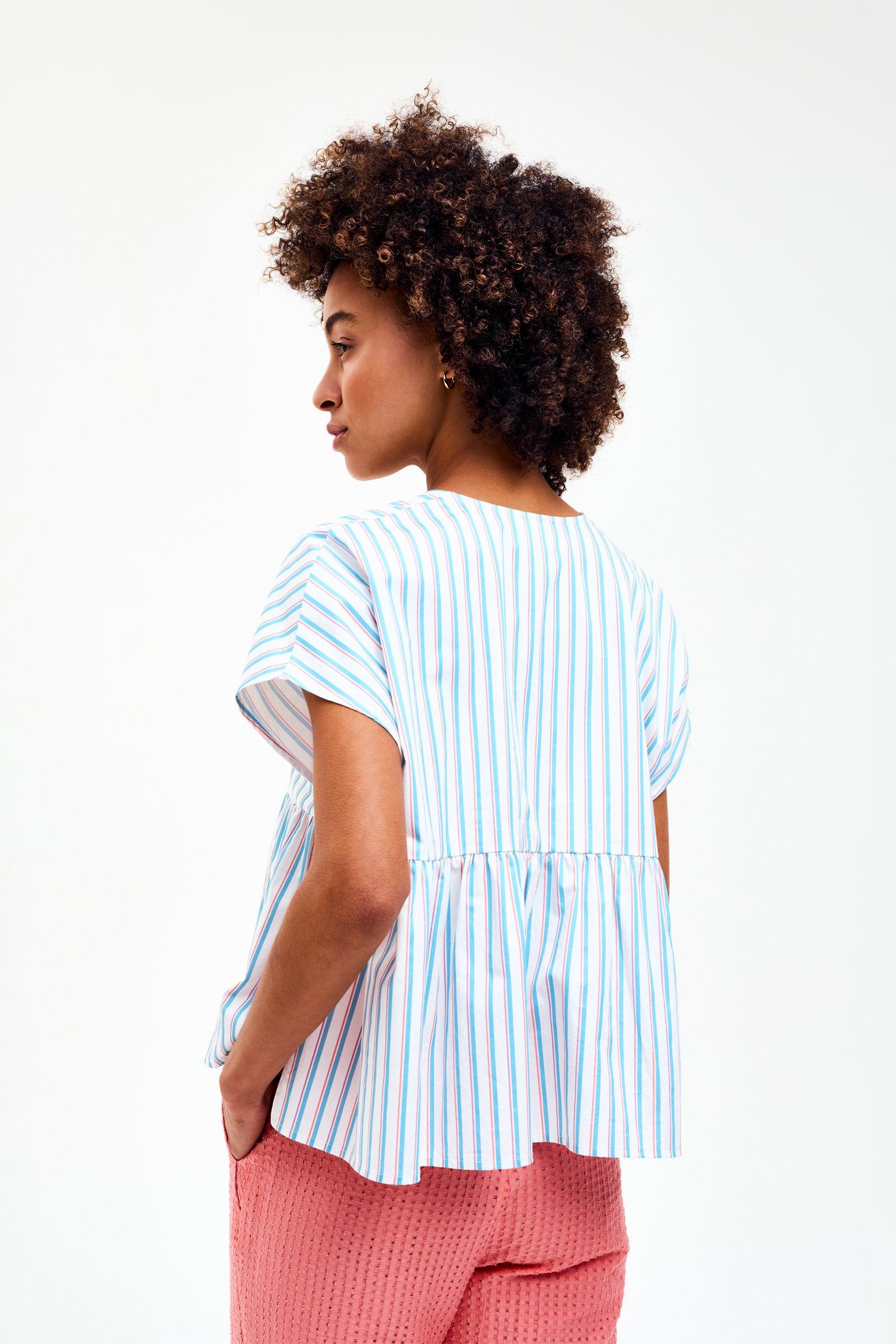 CKS - STINNE - blouse lange mouwen - blauw