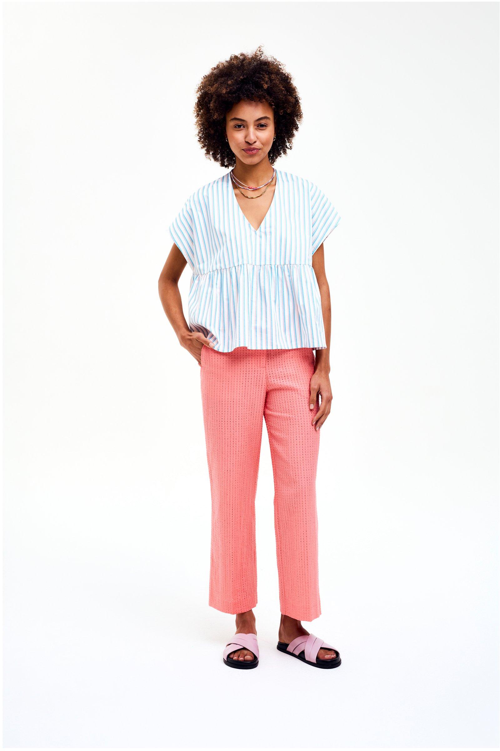 CKS - STINNE - blouse lange mouwen - blauw