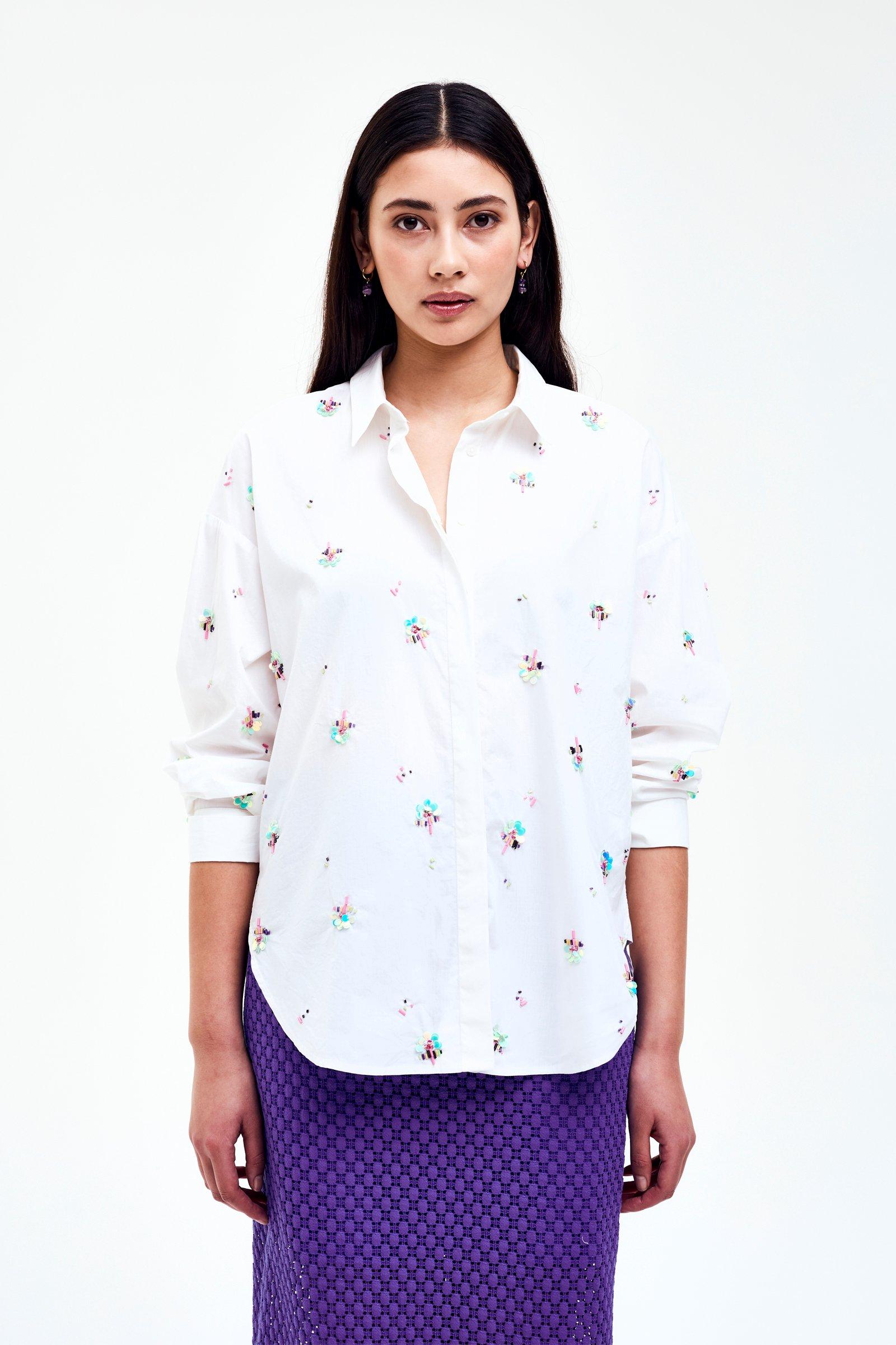CKS - SUPERS - blouse korte mouwen - wit