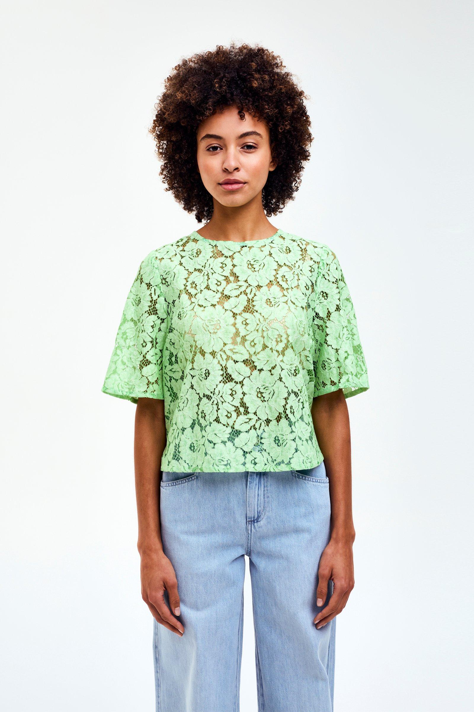 CKS - TIRIANA - blouse lange mouwen - intens groen