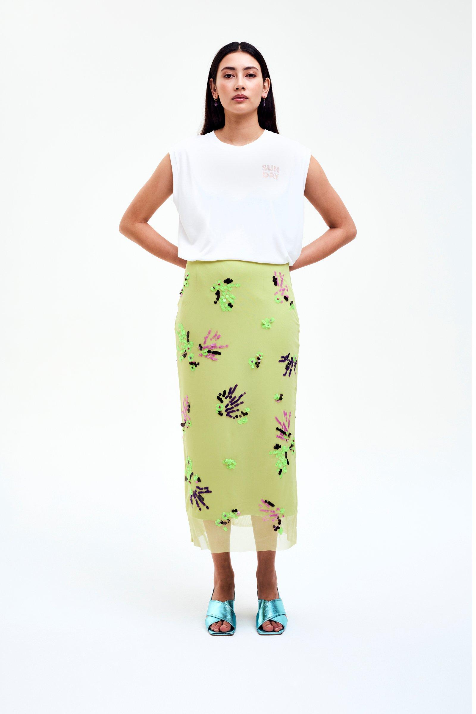 CKS - SKOREL - midirok - green pastel