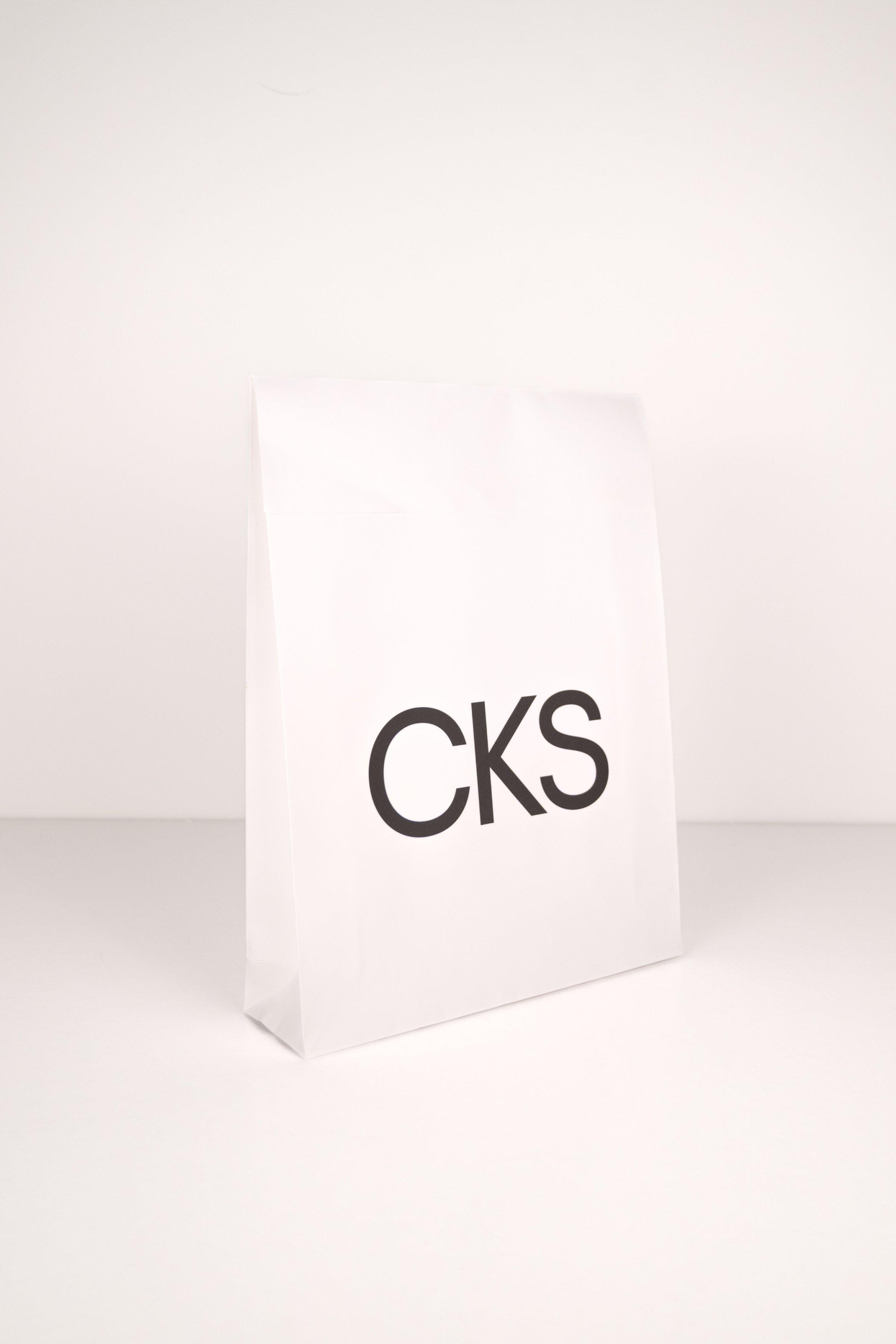 CKS - GIFT BAG M - Cadeauverpakking - wit
