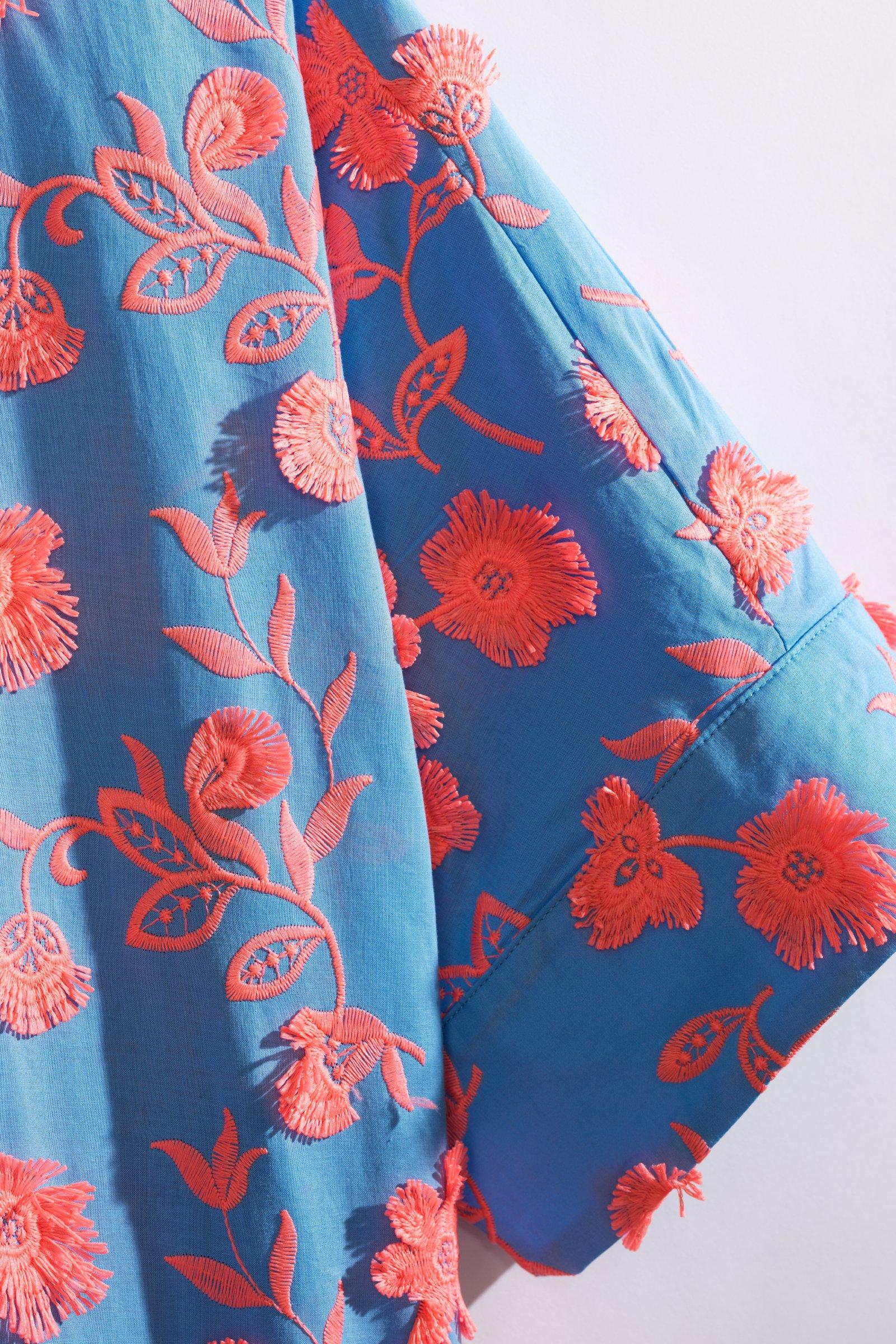 CKS - DAWSON - korte jurk - intens blauw