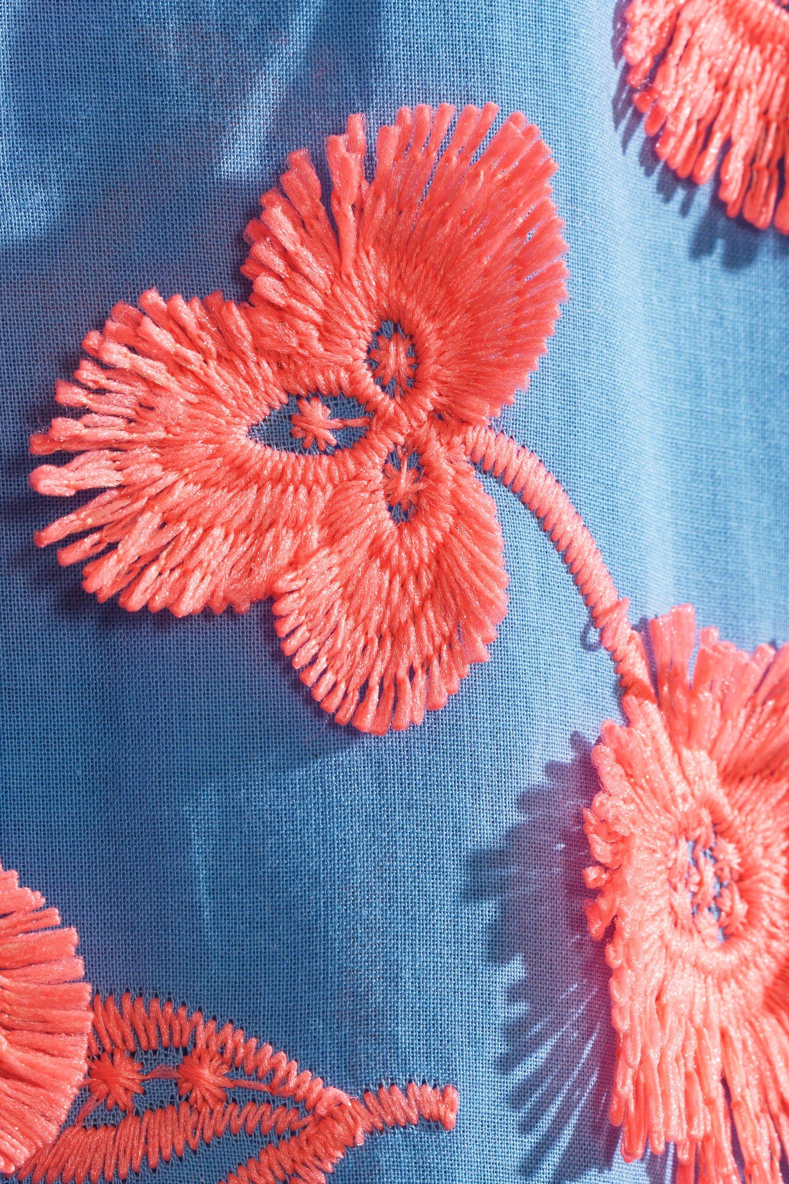 CKS - DAWSON - korte jurk - intens blauw