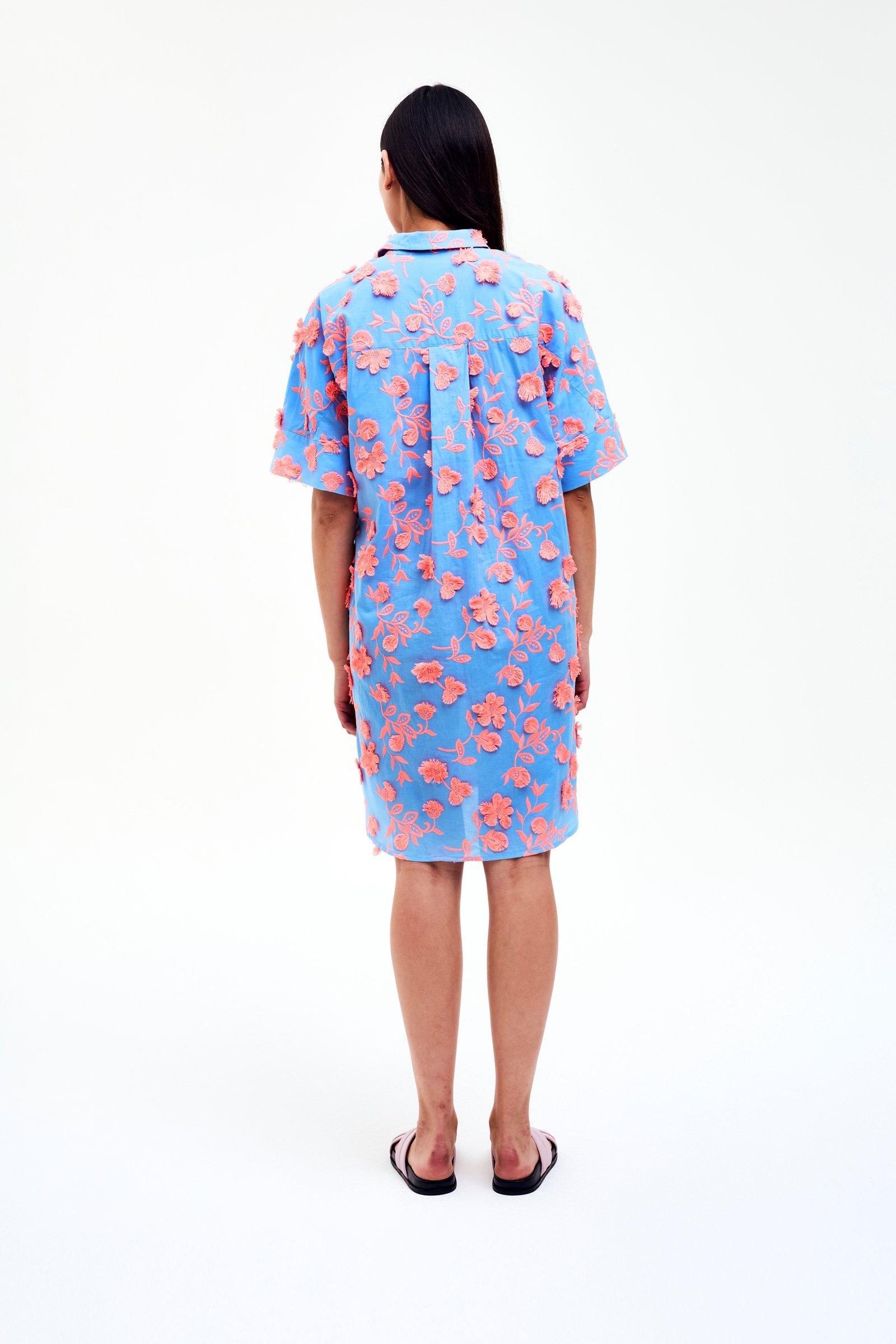 CKS - DAWSON - short dress - vivid blue
