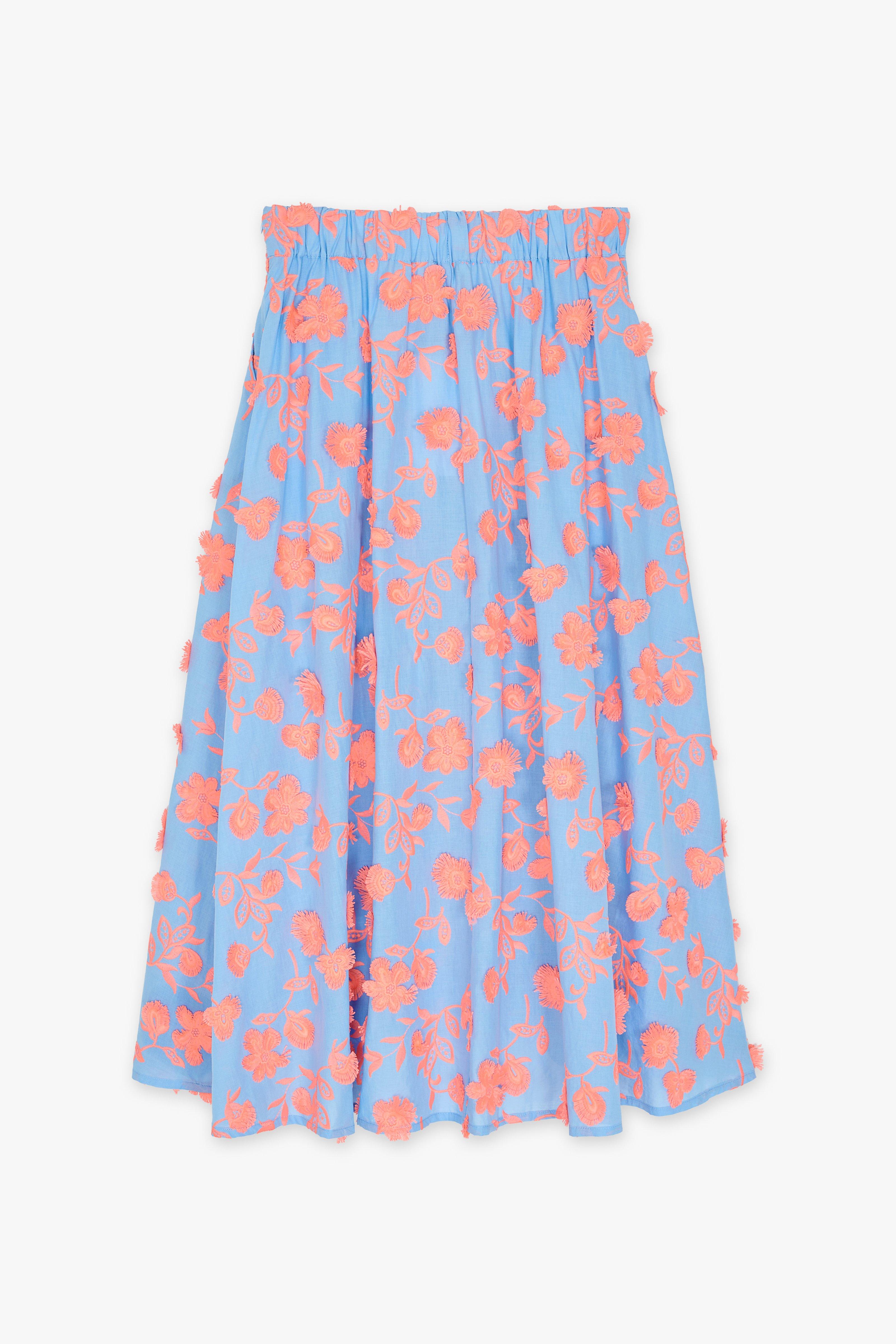 CKS - SKORIENT - long skirt - vivid blue