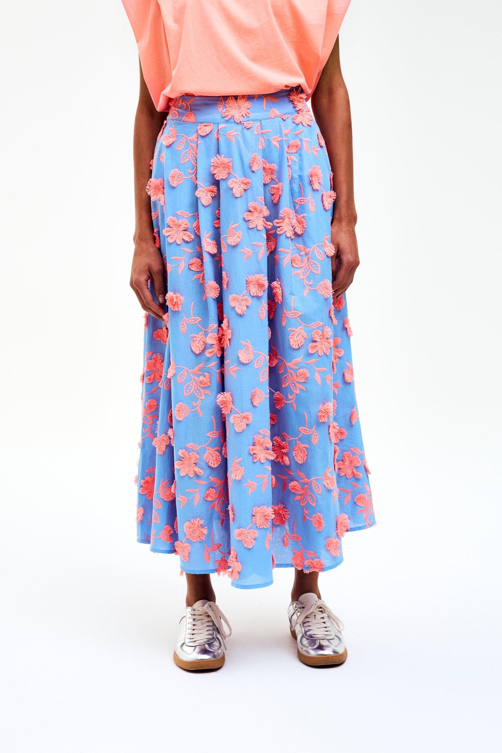 CKS - SKORIENT - long skirt - vivid blue