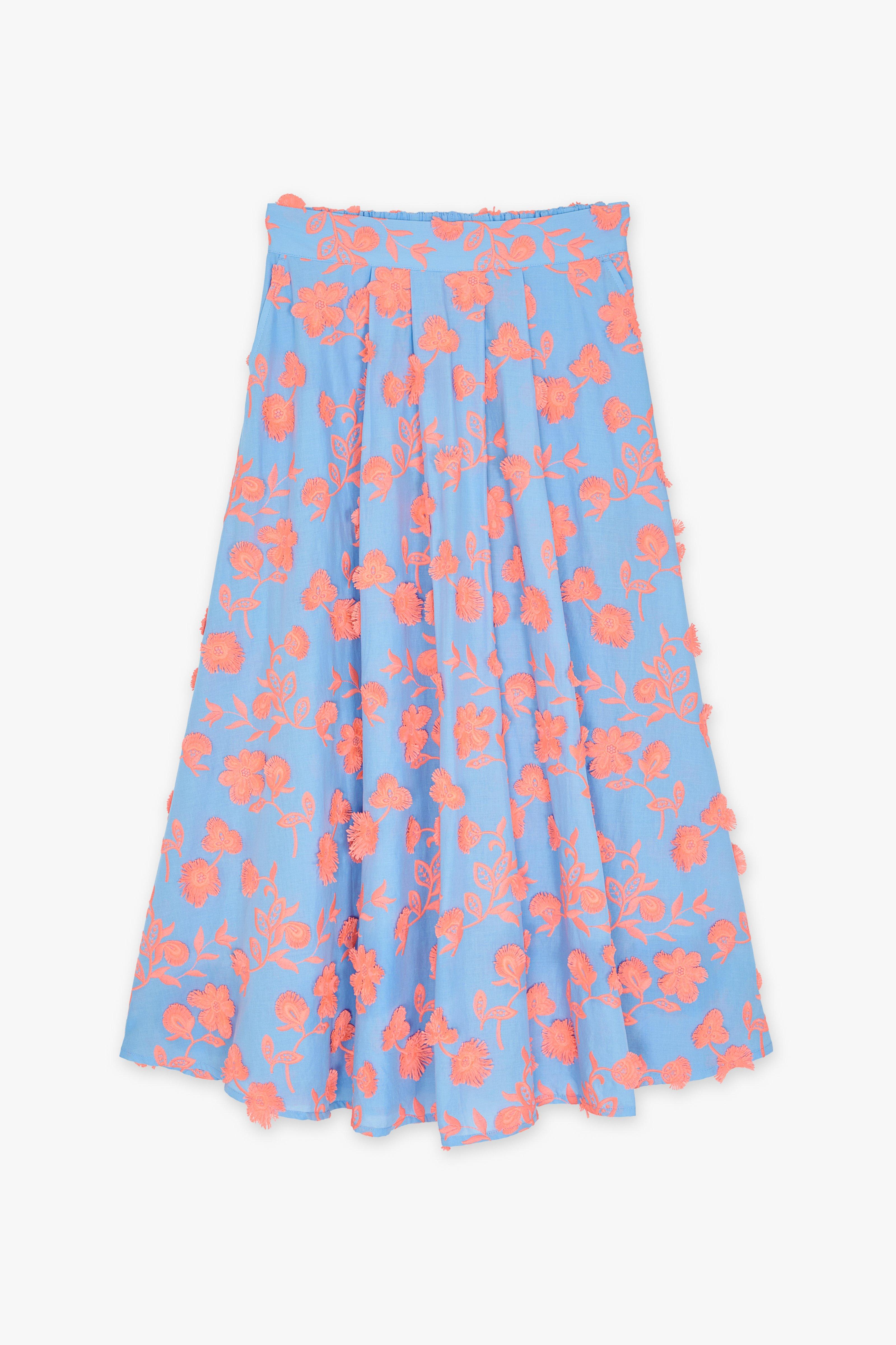 CKS - SKORIENT - long skirt - vivid blue