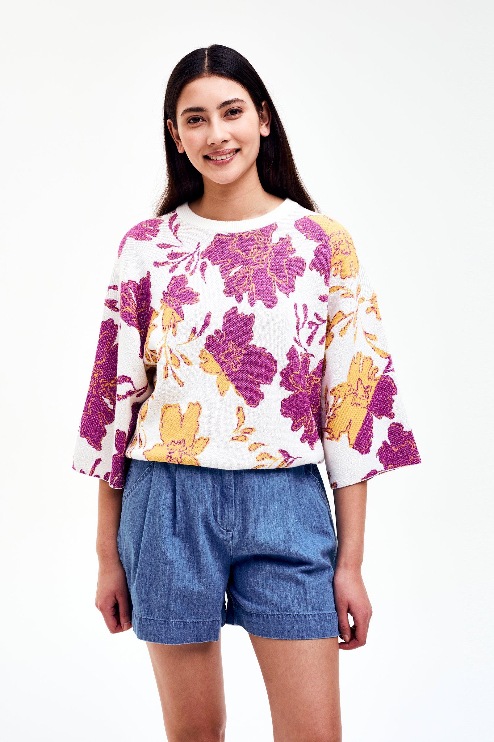 CKS - PINUS - knitted top - white