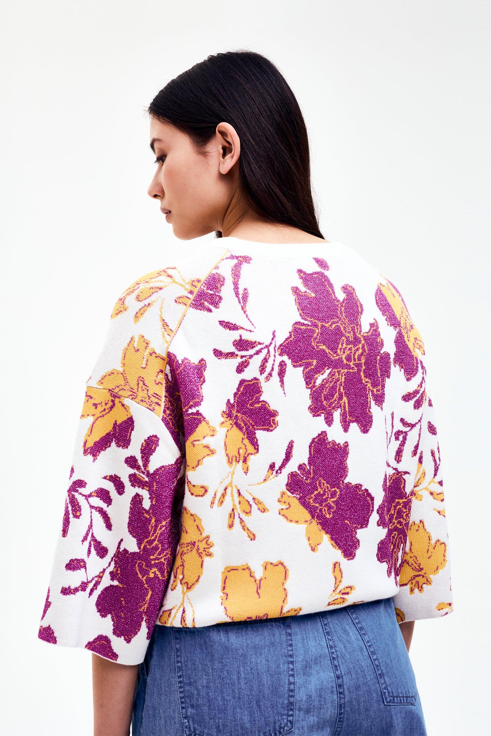 CKS - PINUS - knitted top - white