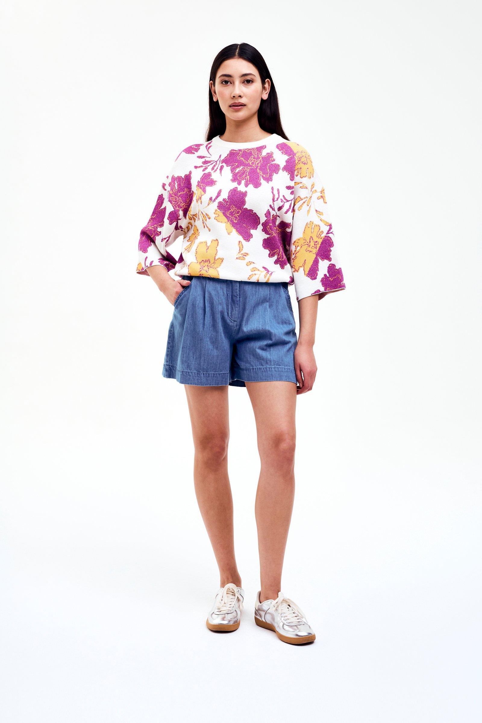CKS - PINUS - knitted top - white