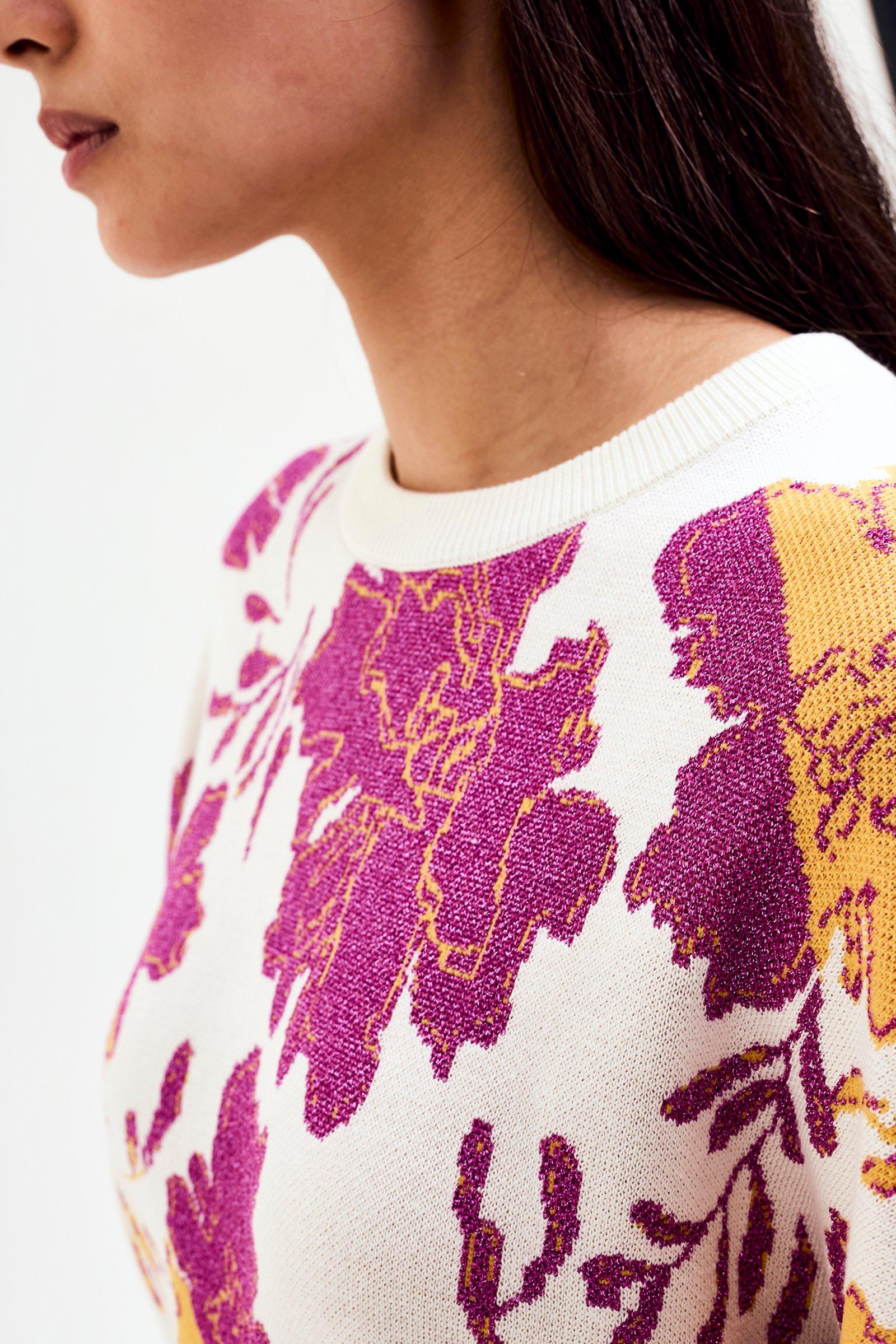 CKS - PINUS - knitted top - white