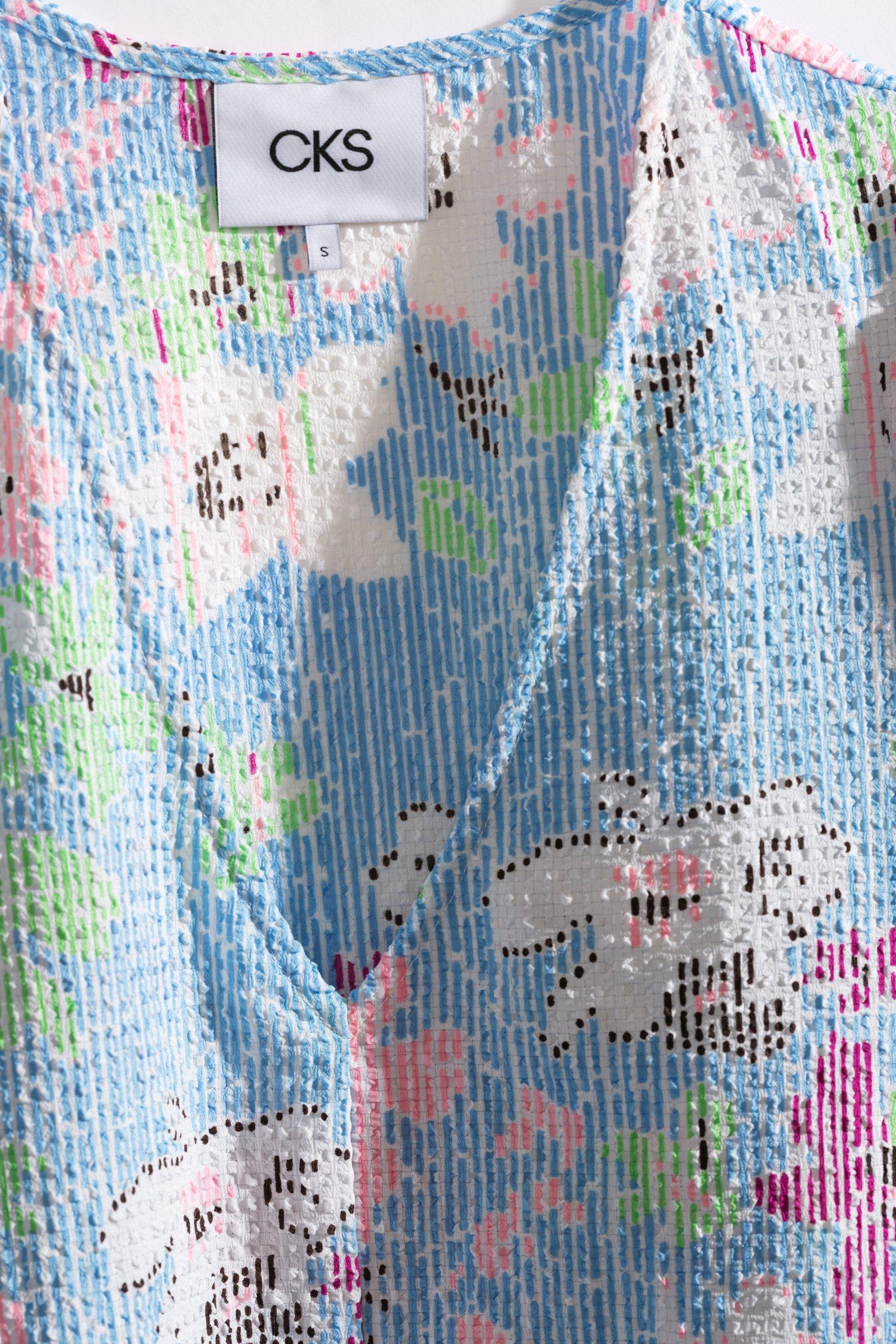 CKS - ELLY - korte jurk - felblauw