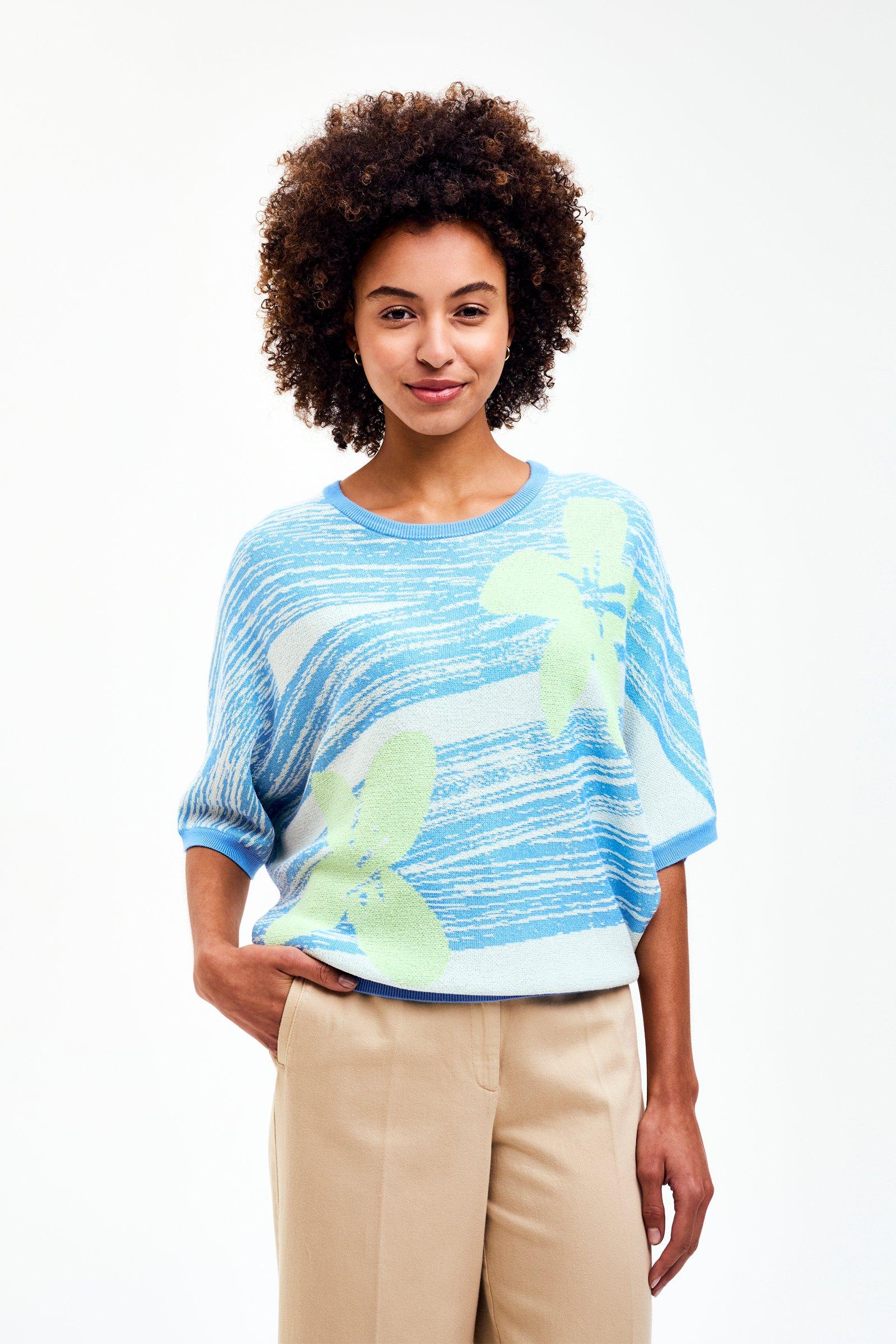 CKS - PEPPERMINT - knitted top - vivid blue