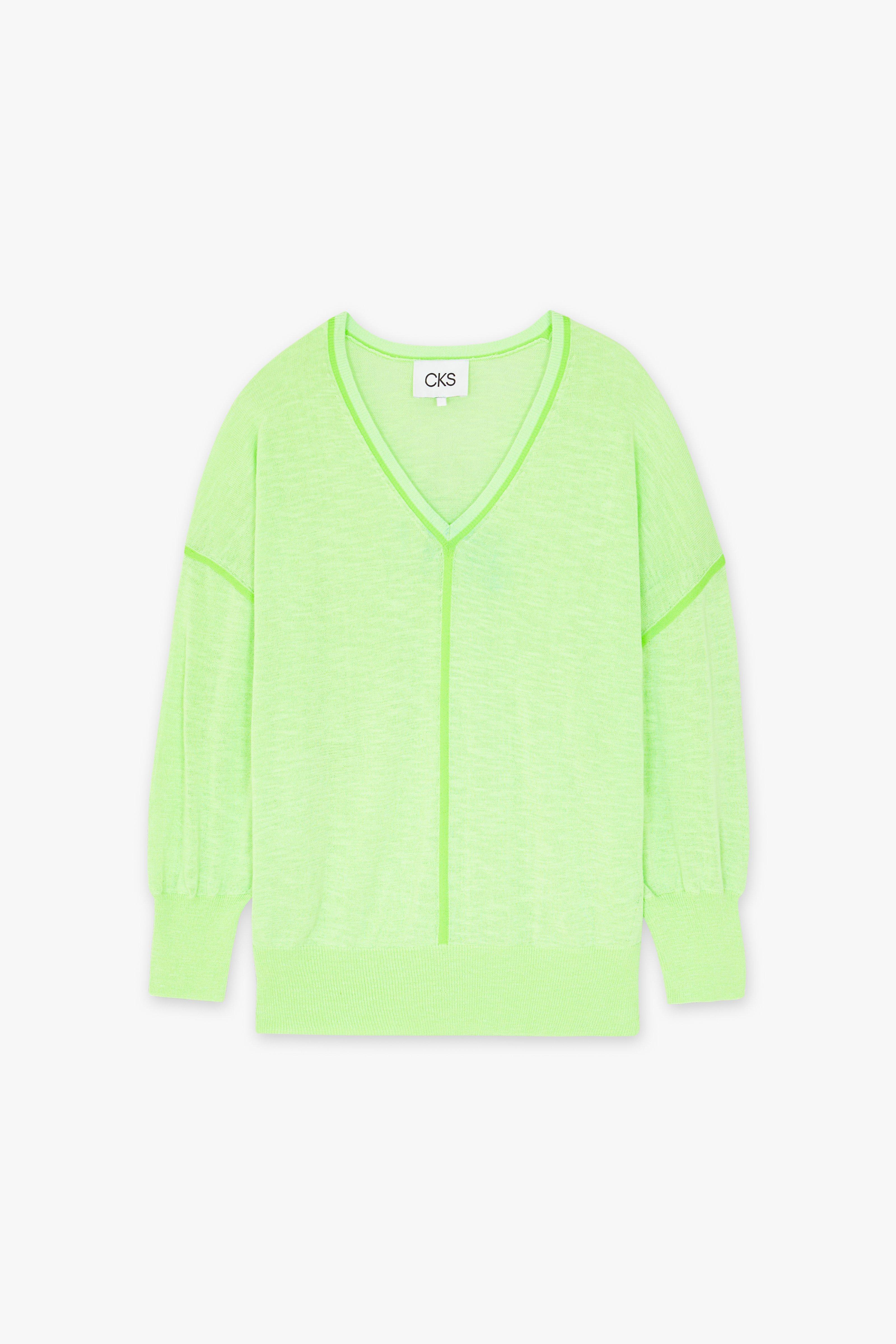CKS - PHANTA - blouse long sleeves - bright green