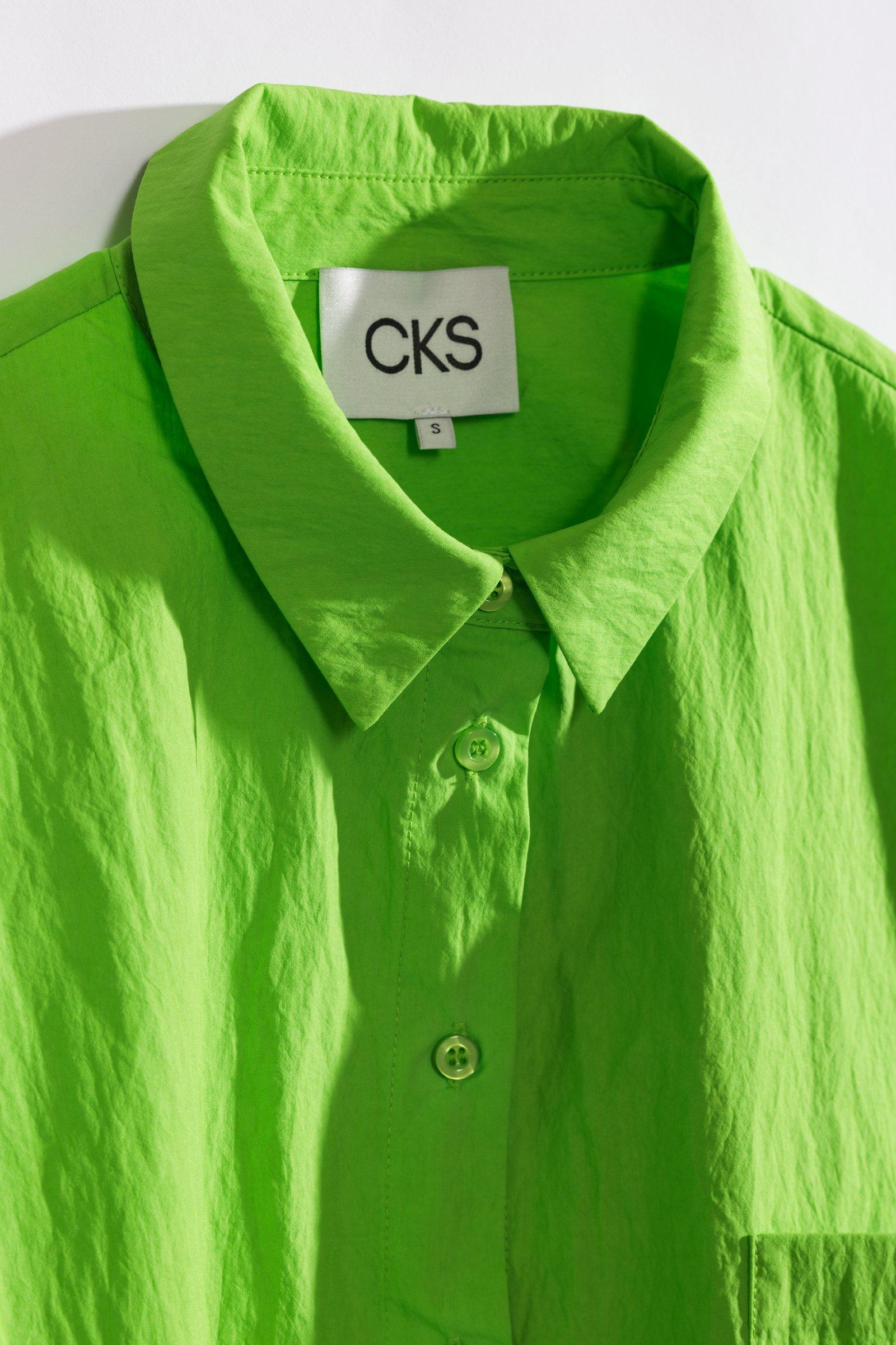 CKS - SELAHCROP - Bluse Kurze Ärmel - Hellgrün