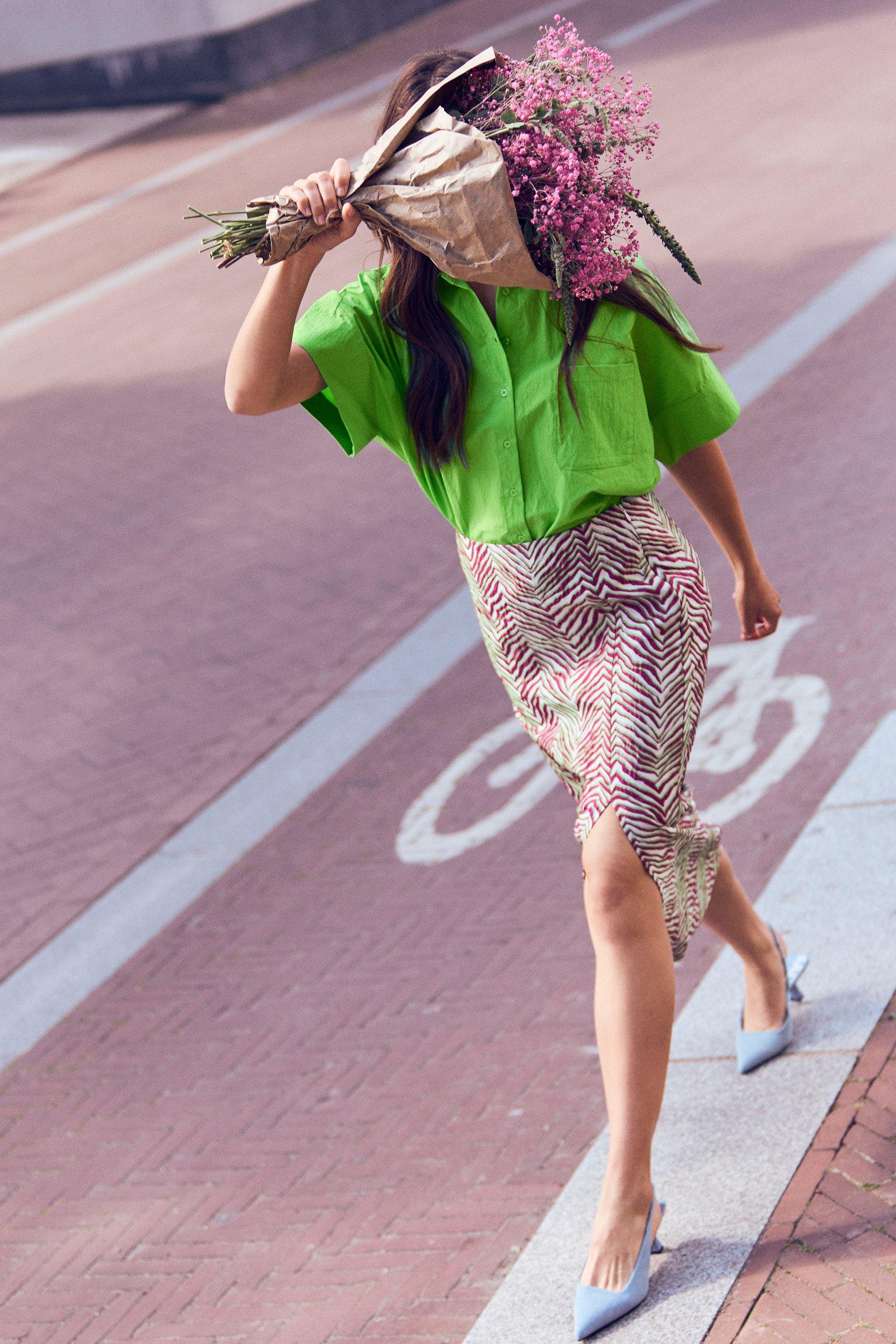 CKS - SKON - midi skirt - light beige