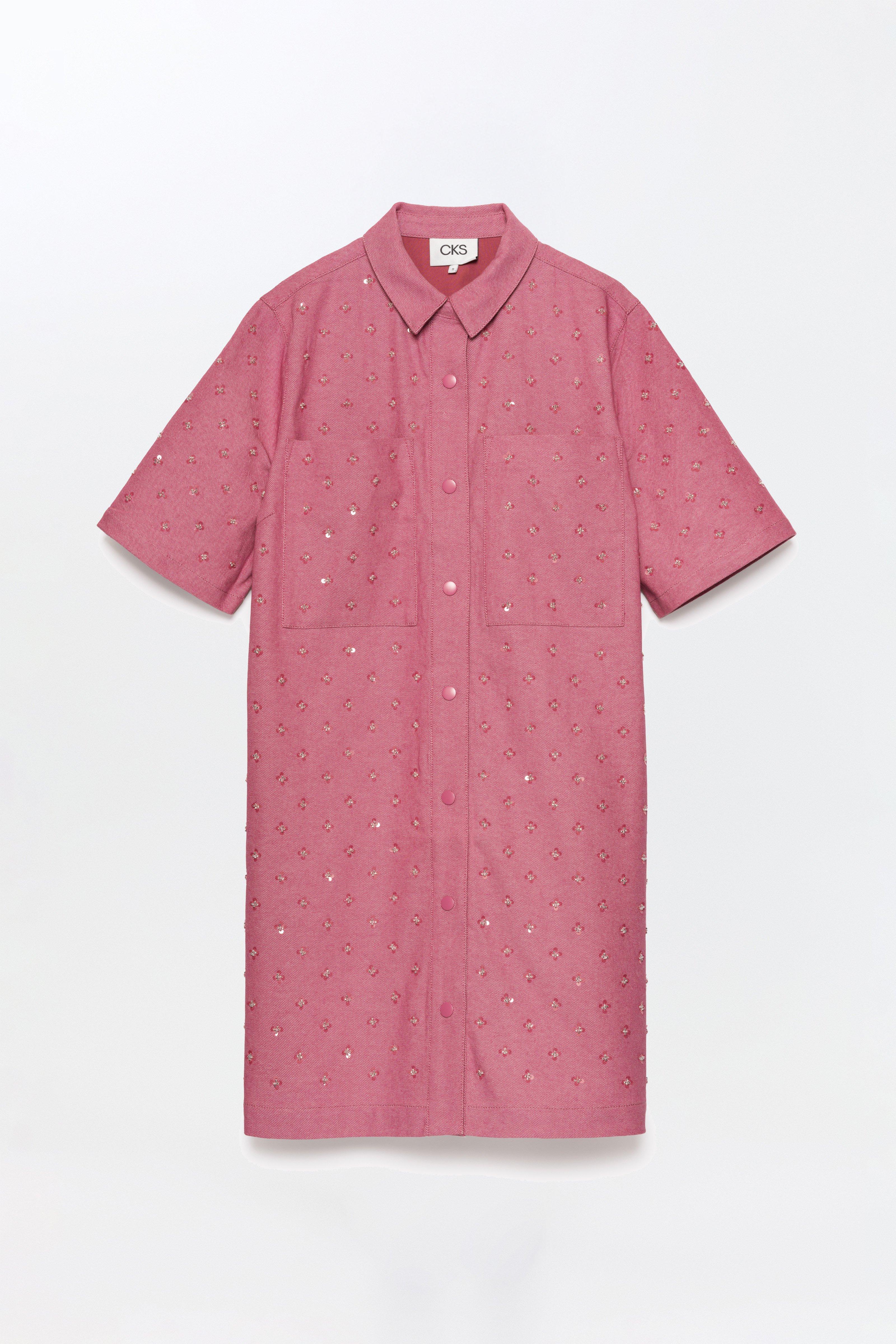 CKS - DROPPER - robe courte - rouge