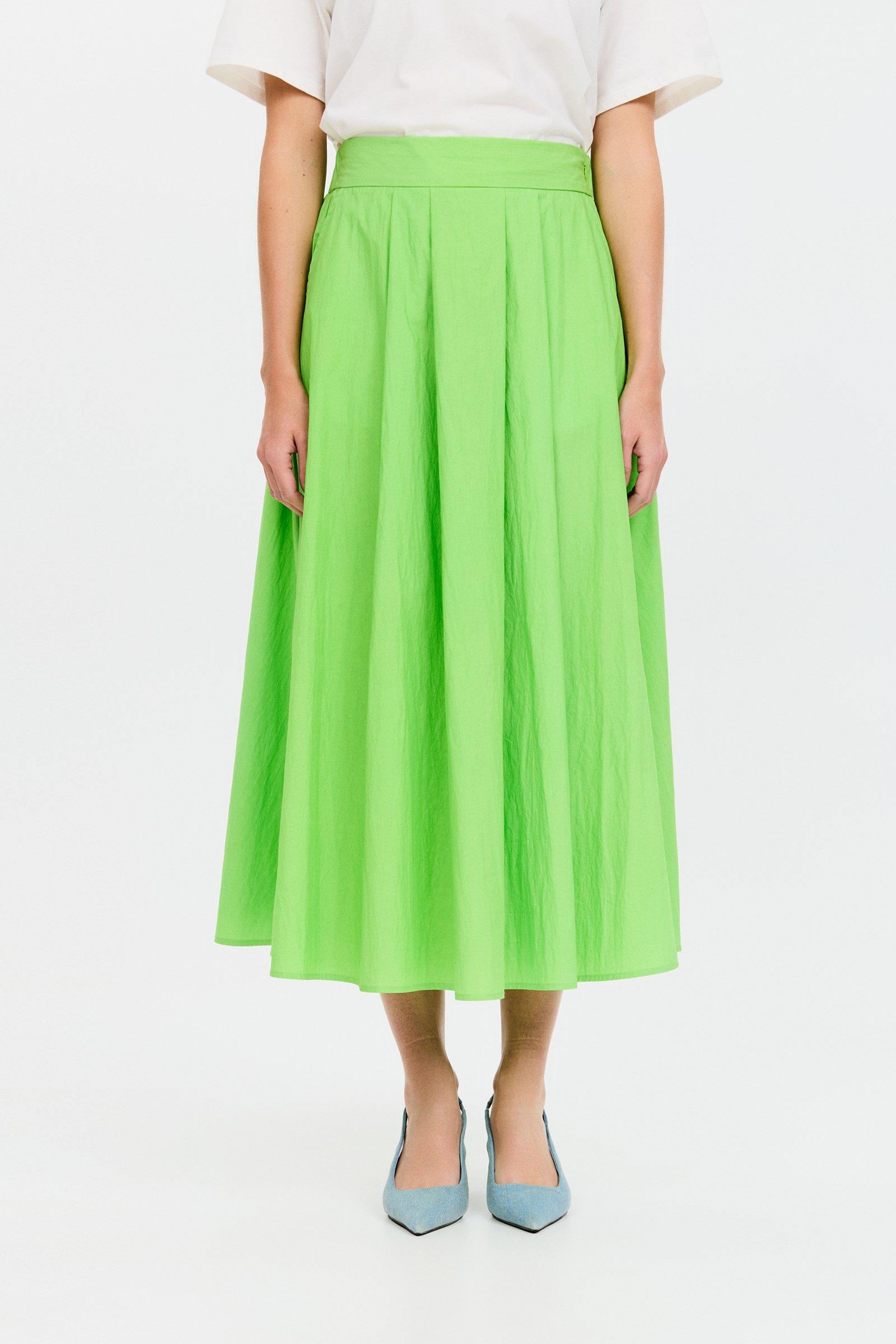 CKS - SKORIENT - long skirt - bright green
