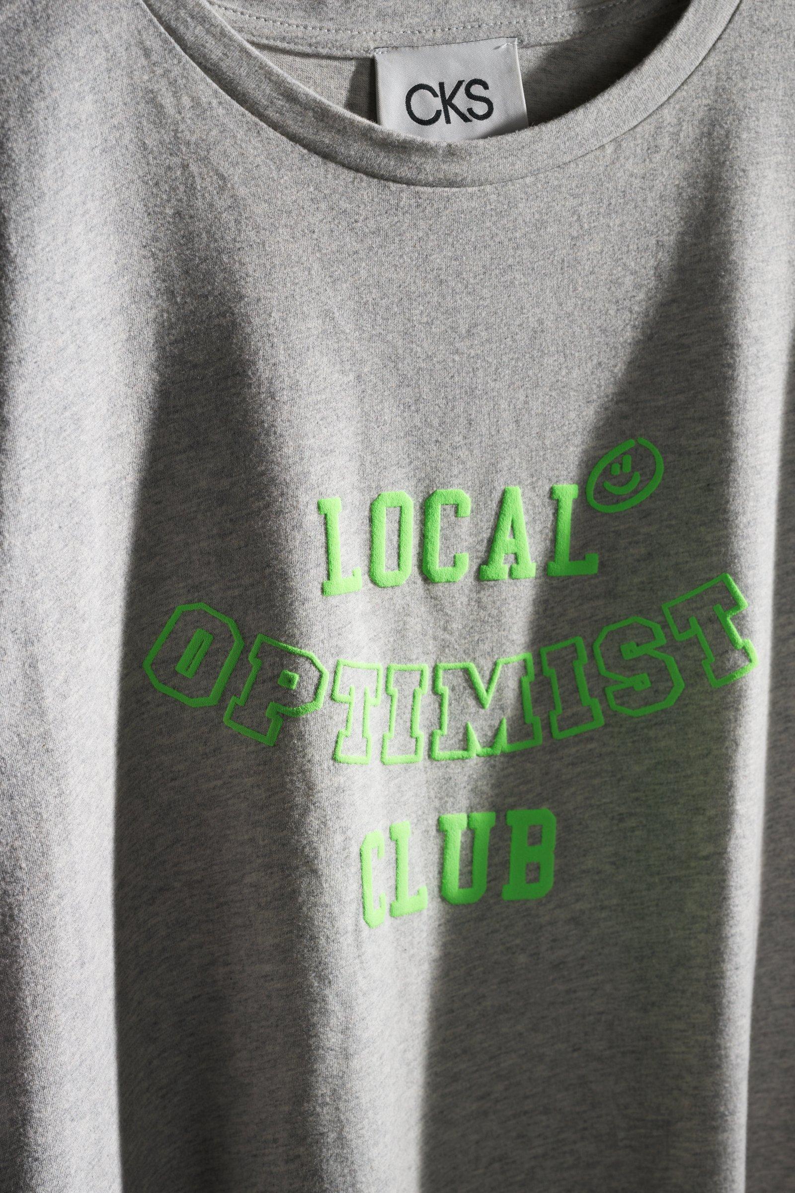 CKS - SARIA - t-shirt à manches courtes - gris clair