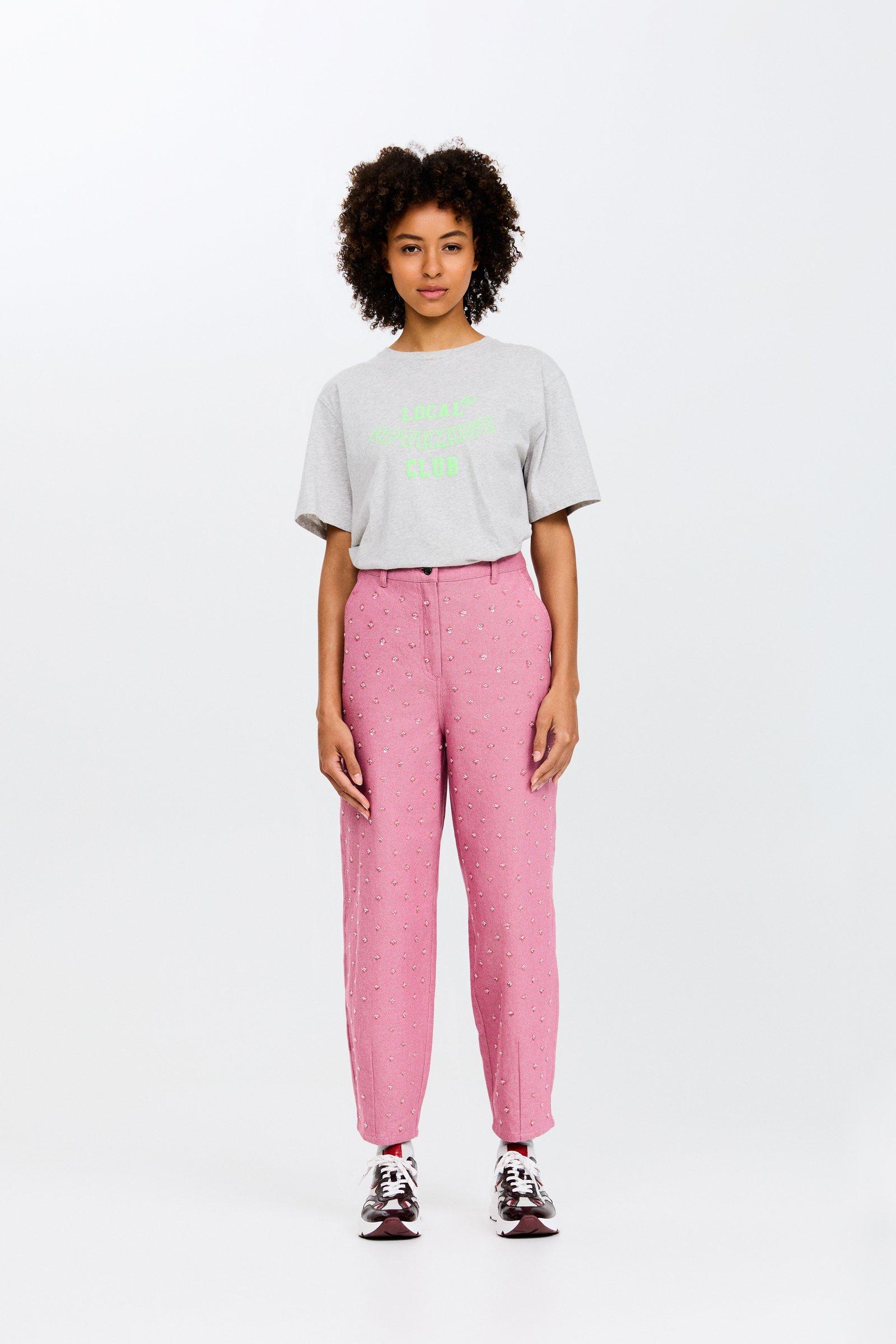 CKS - SARIA - t-shirt à manches courtes - gris clair