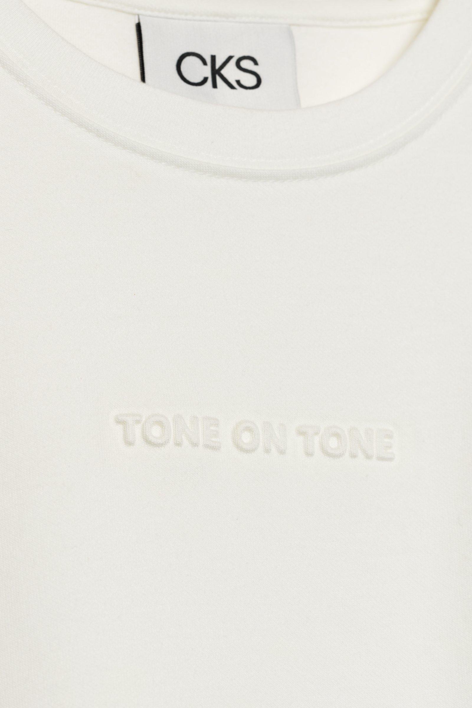 CKS - TIP - t-shirt korte mouwen - wit