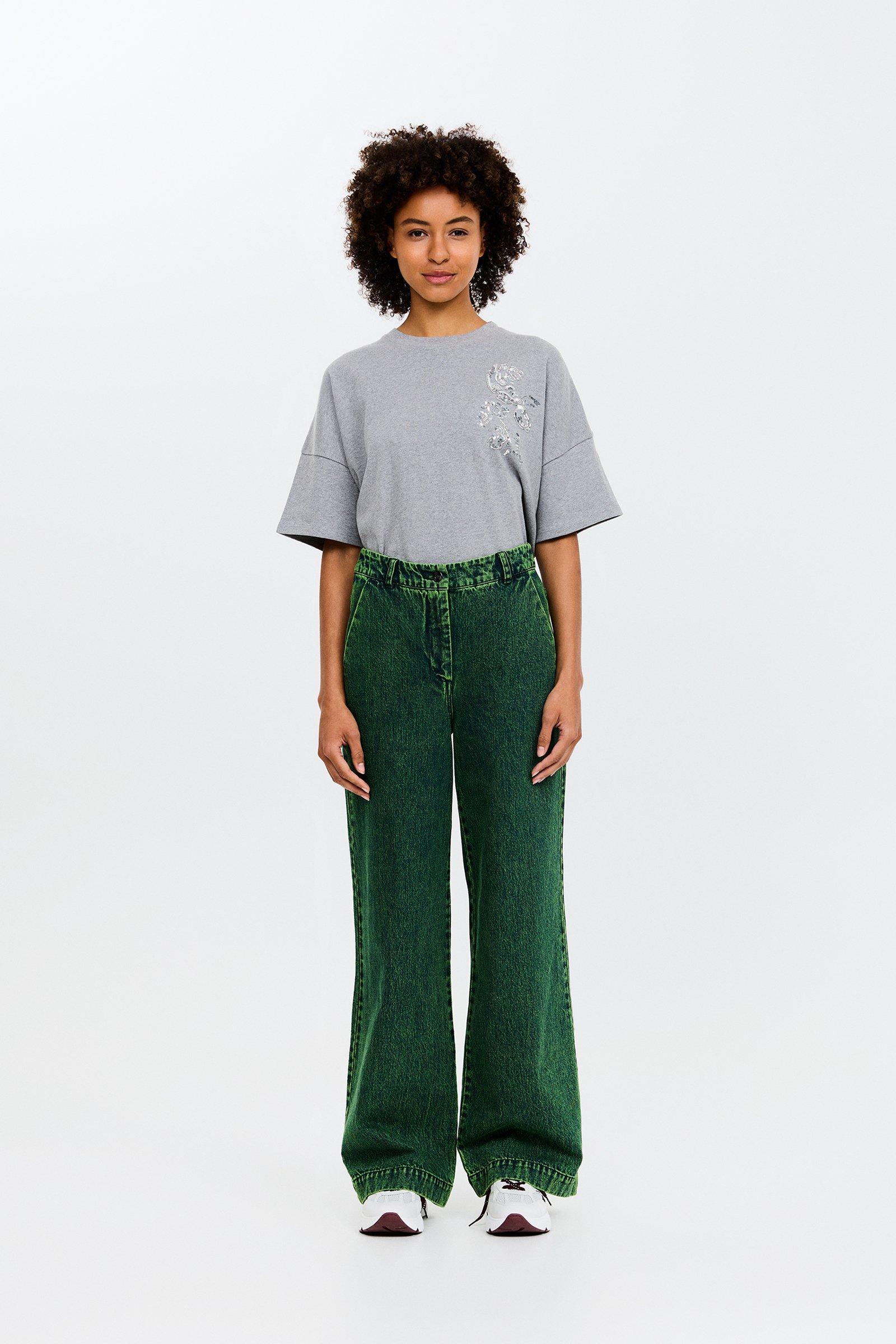 CKS - RODANA - lange broek - felgroen