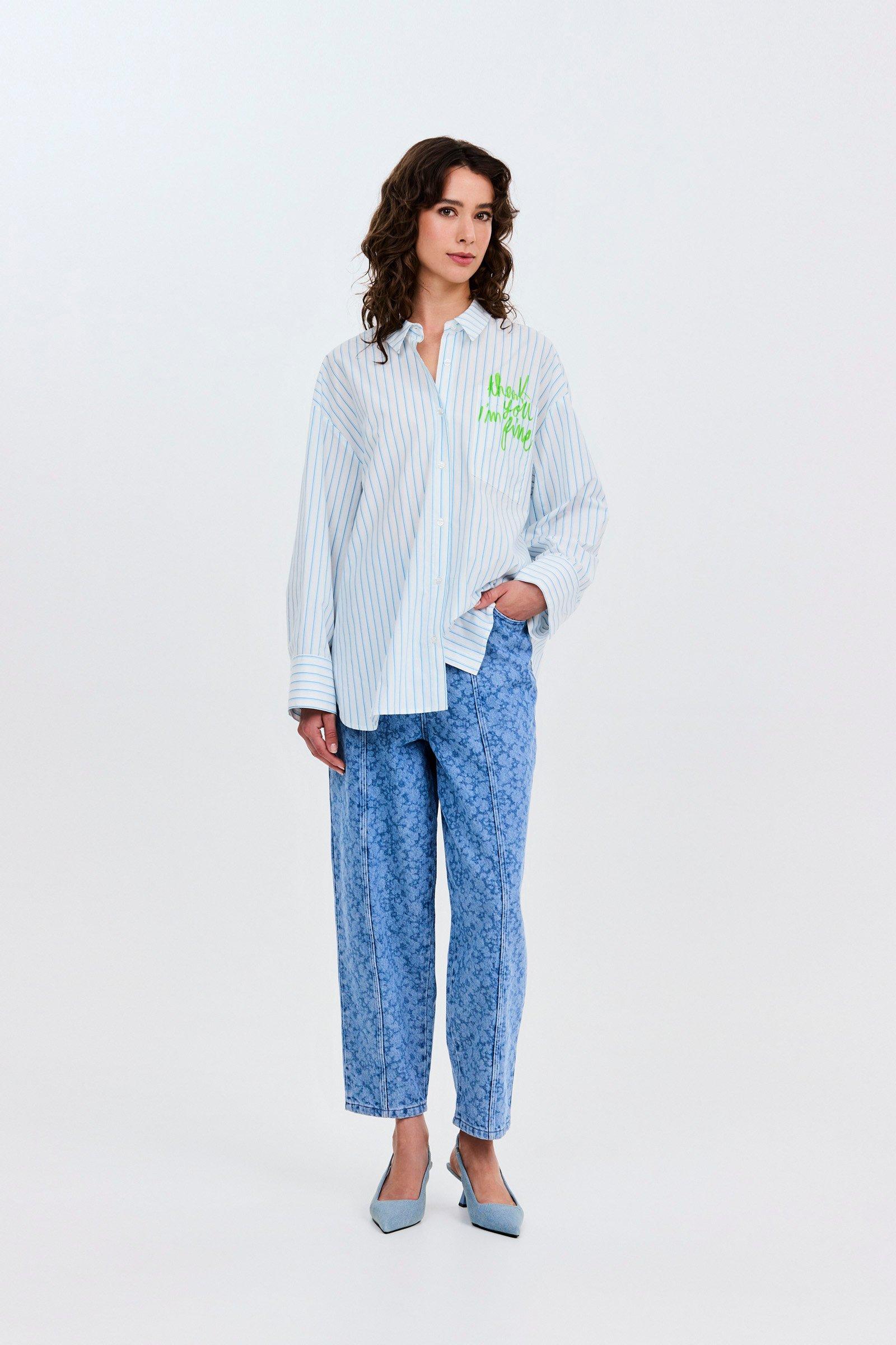 CKS - SURPRISED - blouse long sleeves - vivid blue